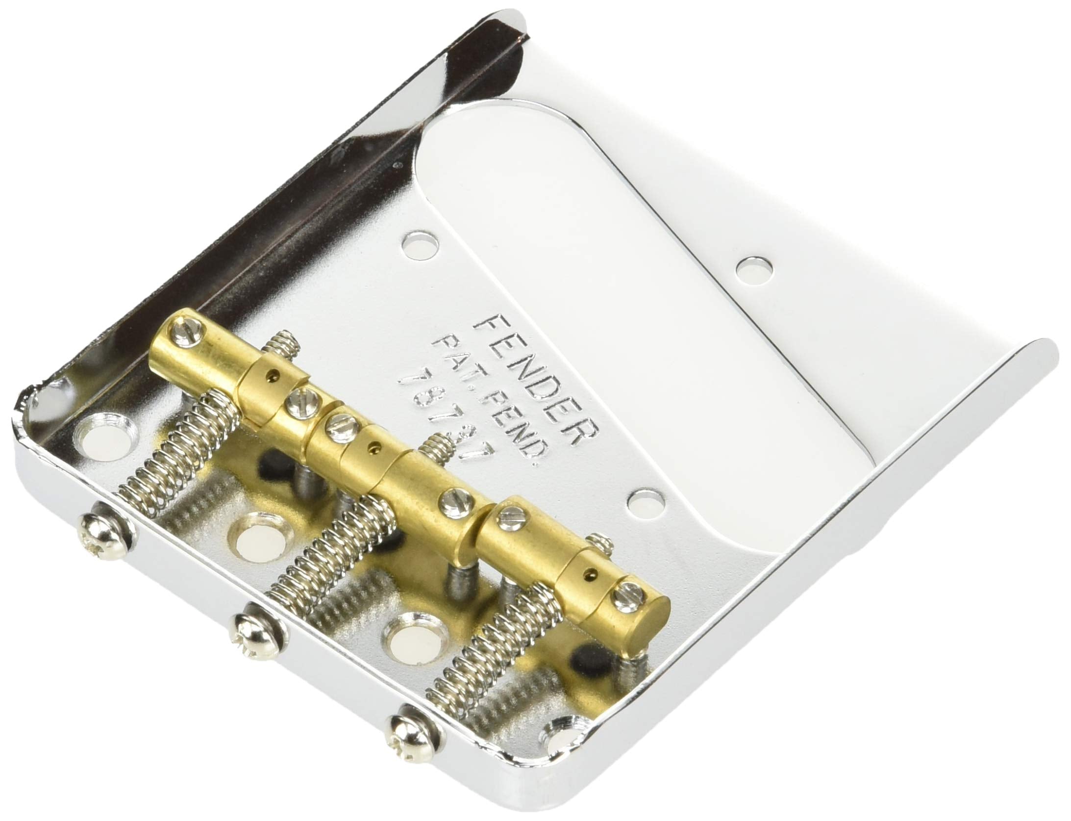 Fender 3-Saddle American Vintage Hot Rod Telecaster Bridge Assembly, Nickel