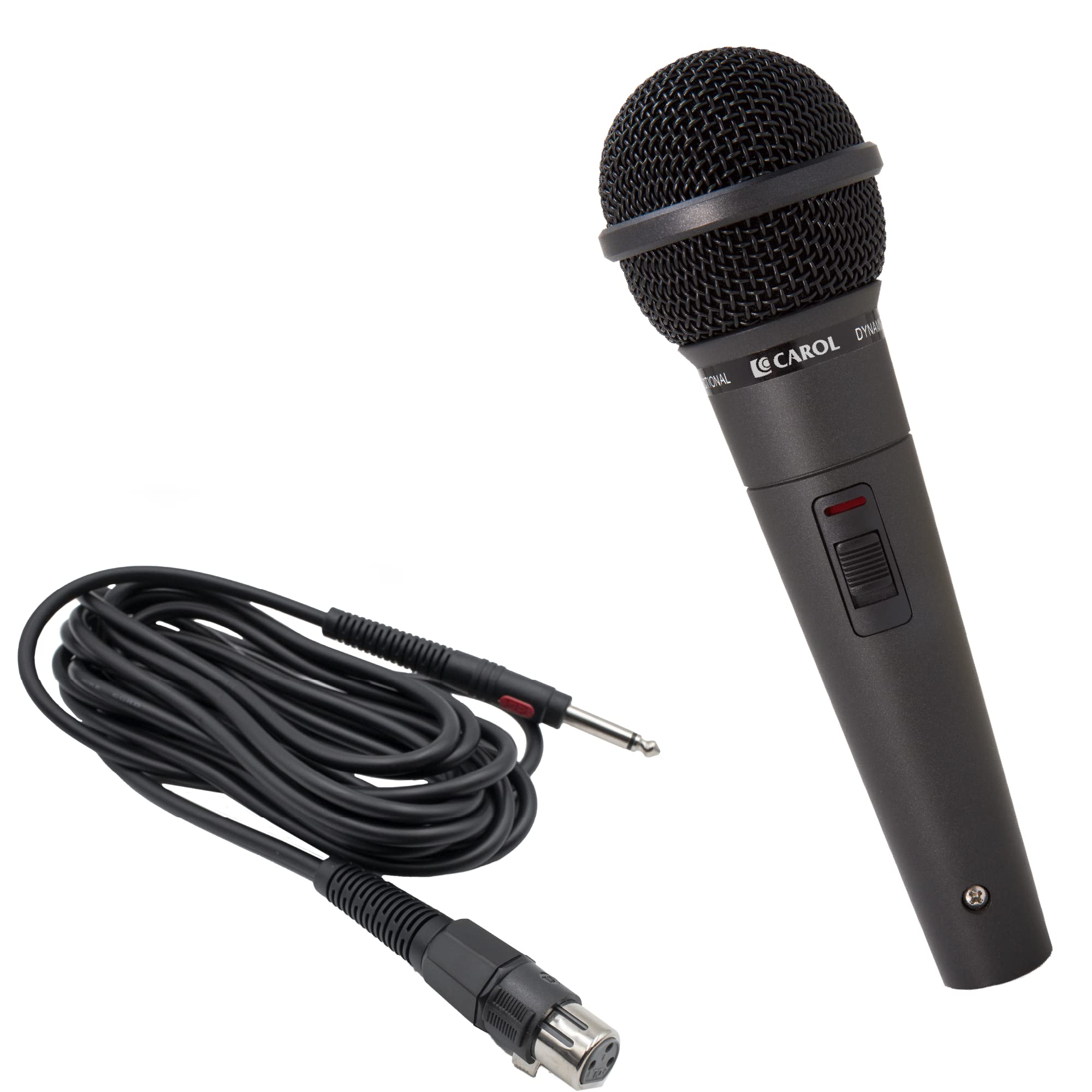 CAROL Dynamic Microphone GS-56 Unidirectional Vocal for Presentation & Home Studio,with Cardioid, Shock Absorber Effect, Reduce 