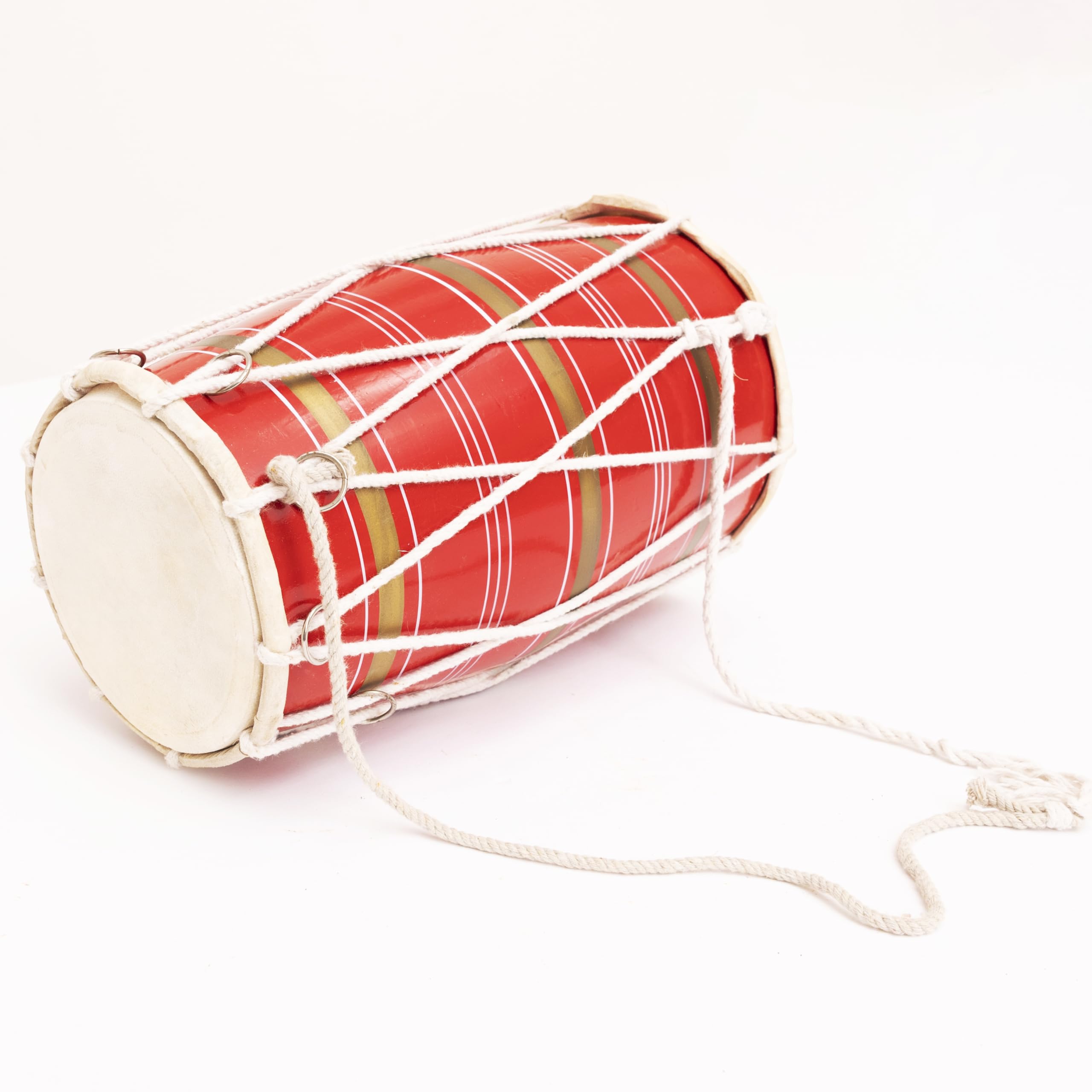 Handmade Wooden & Leather Classical Indian Folk Tabla Drum Set Hand Percussion Drums World Musical Instruments Punjabi Dhol Dhol