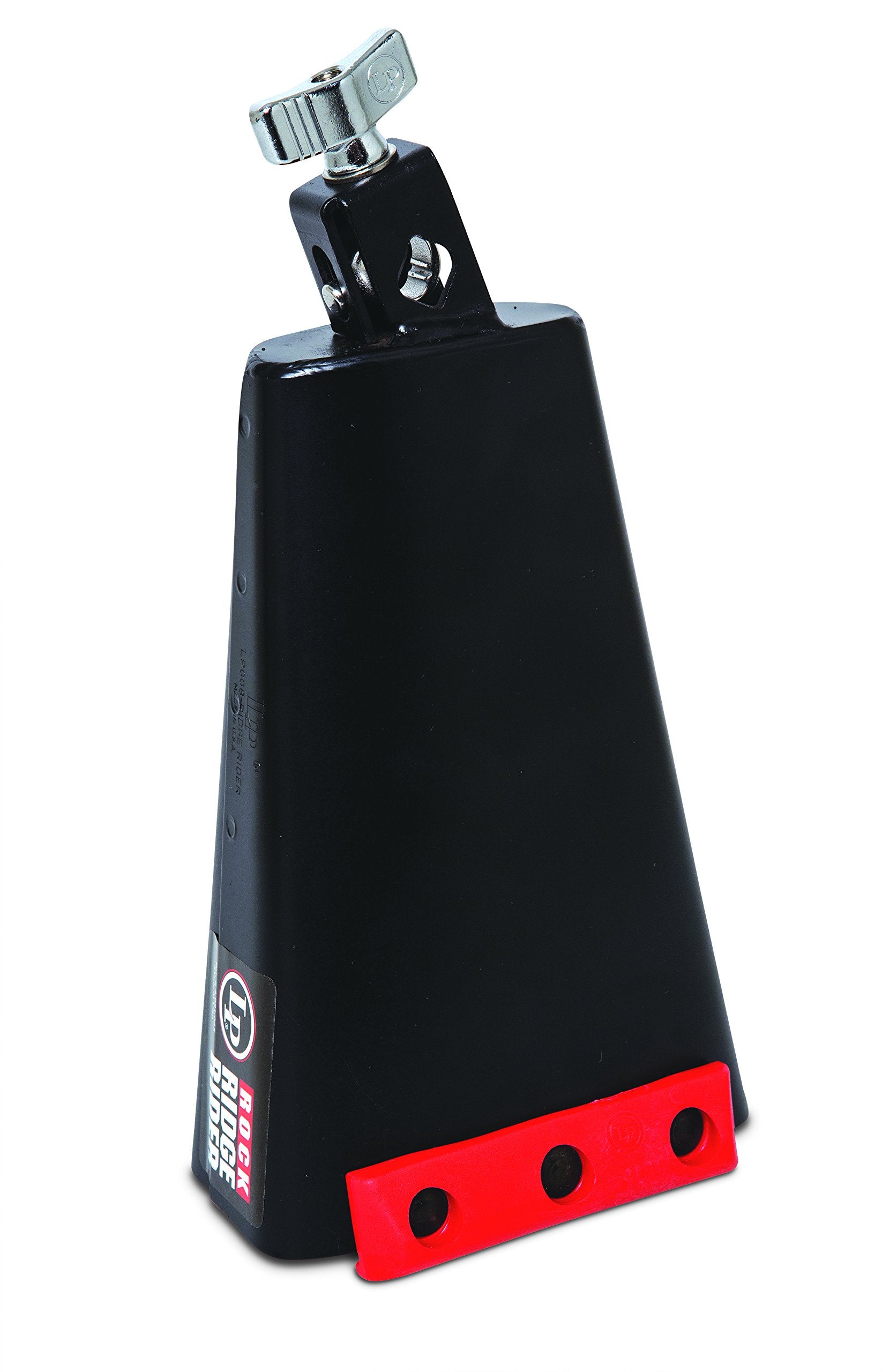 LP ROCK Ridge Rider Cowbell with  inch Mount Black LP008-N