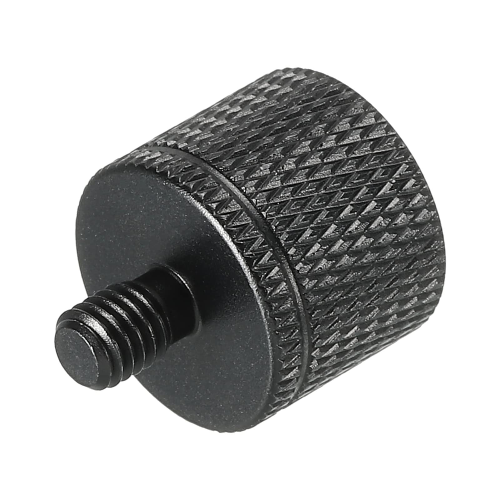 Meccanixity Mic Stand Adapter 1/4 Female To M5 Male Camera Screw Thread Adapter For Microphone Tripod Stand Black