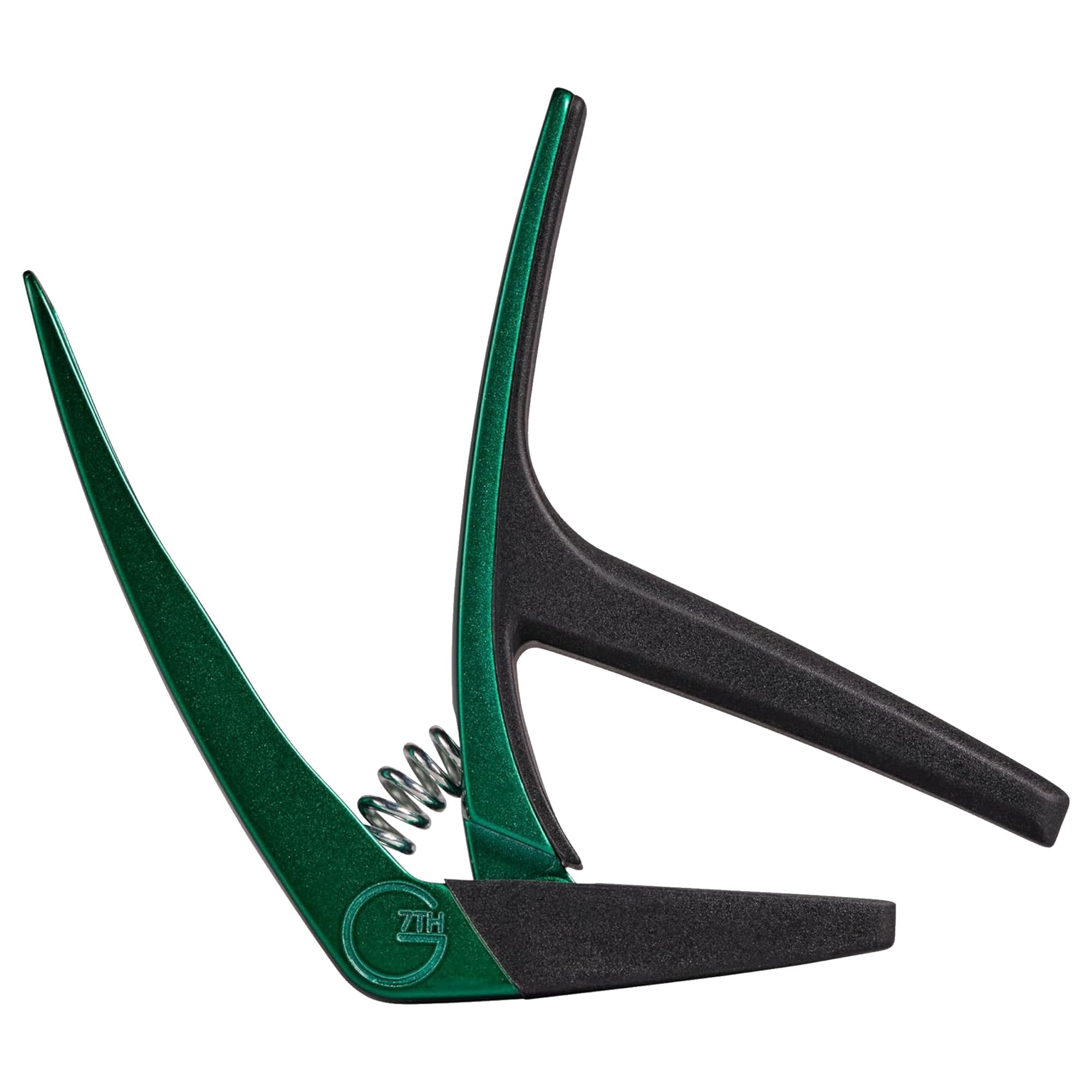 G7th Nashville 6 String Green Guitar Capo - Lightweight and Low Profile with Protective Silicone Pads - The Perfect Capo for Aco
