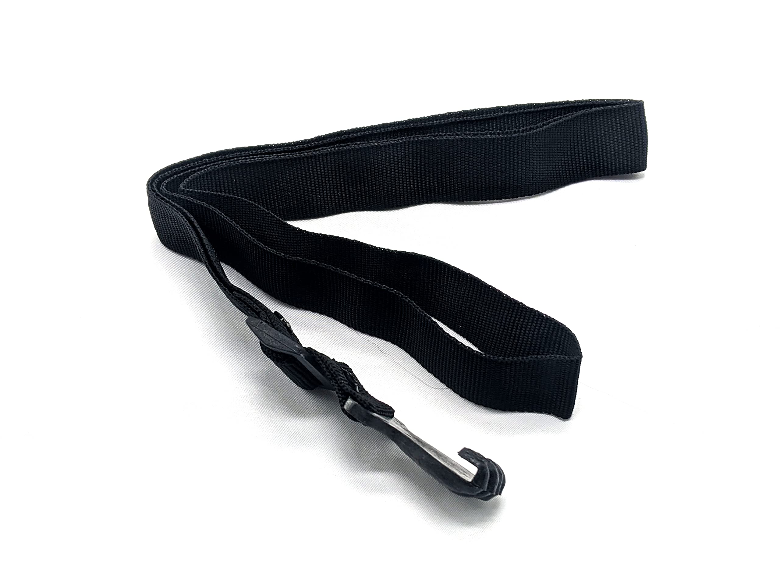 Nylon Tali Strap for Guitar, Vihuela, Guitarron, Requinto. Plastic Sound Hole Hook w/ Hand Design (Black)