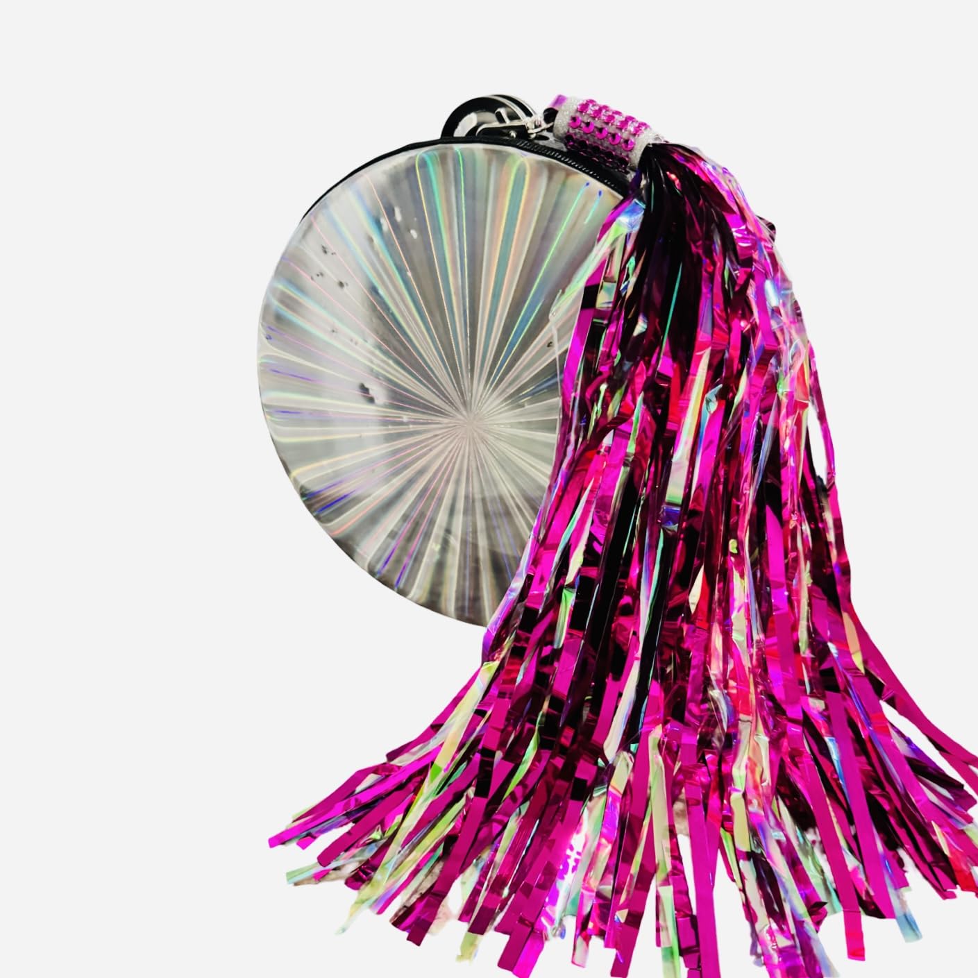 Lluvia liston para pandero Handmade 16-18inch on standard 8inch tambourine (Pink)