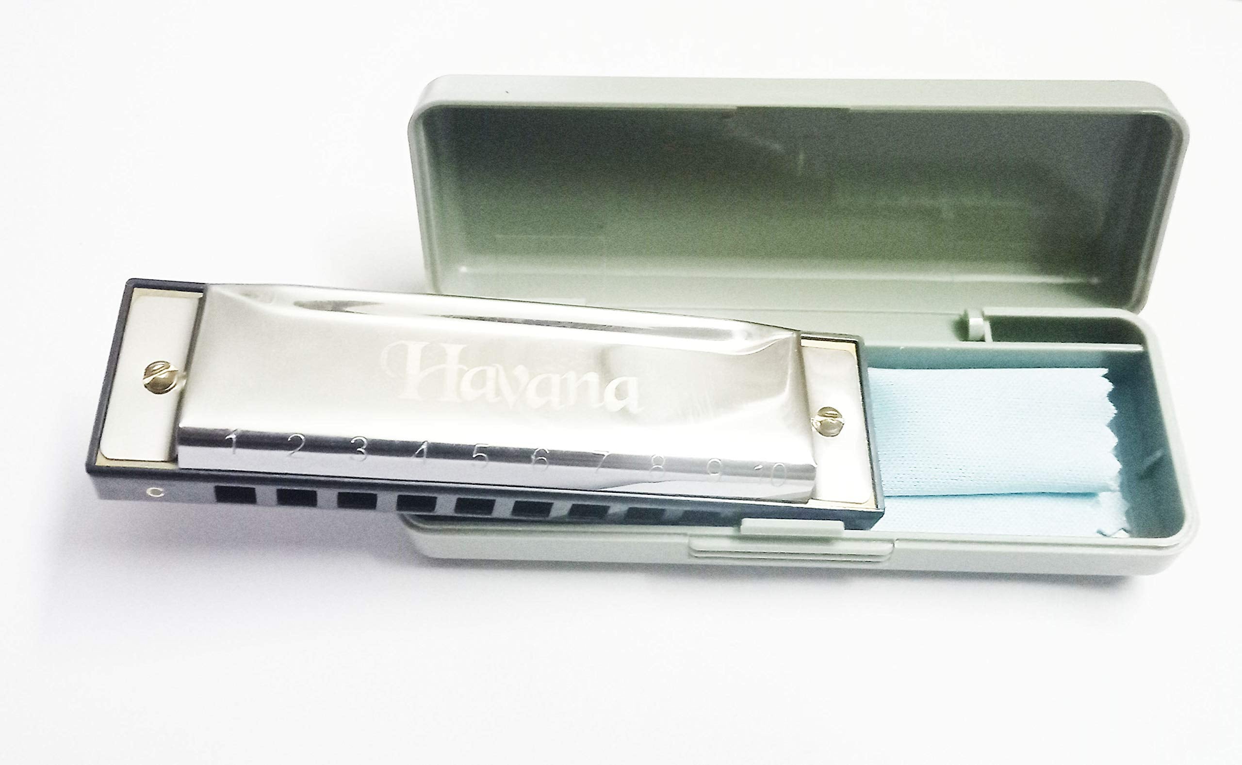 Havana C Scale Harmonica Df10C With Case