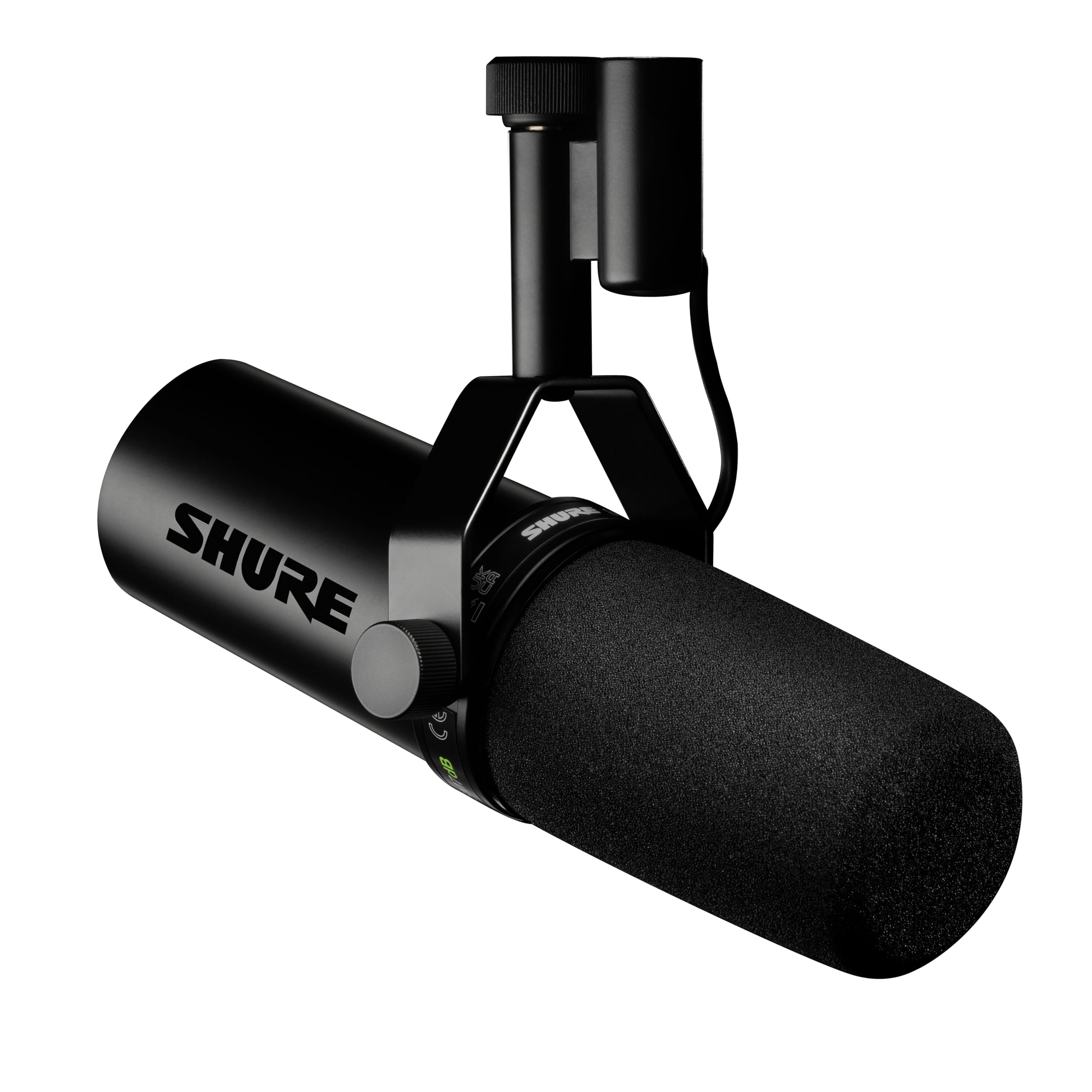 Shure SM7dB Dynamic Vocal Microphone w/Built-in Preamp for Streaming, Podcast, & Recording, Wide-Range Frequency, Warm & Smooth 