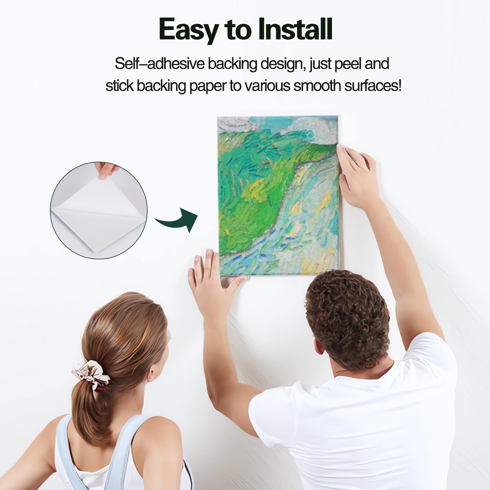 Tutmyrea 8 Pack Art Acoustic Panels, 48''X32'' Self-Adhesive Soundproof Wall Panels, Decorative Sound Absorbing Panels, Acoustic