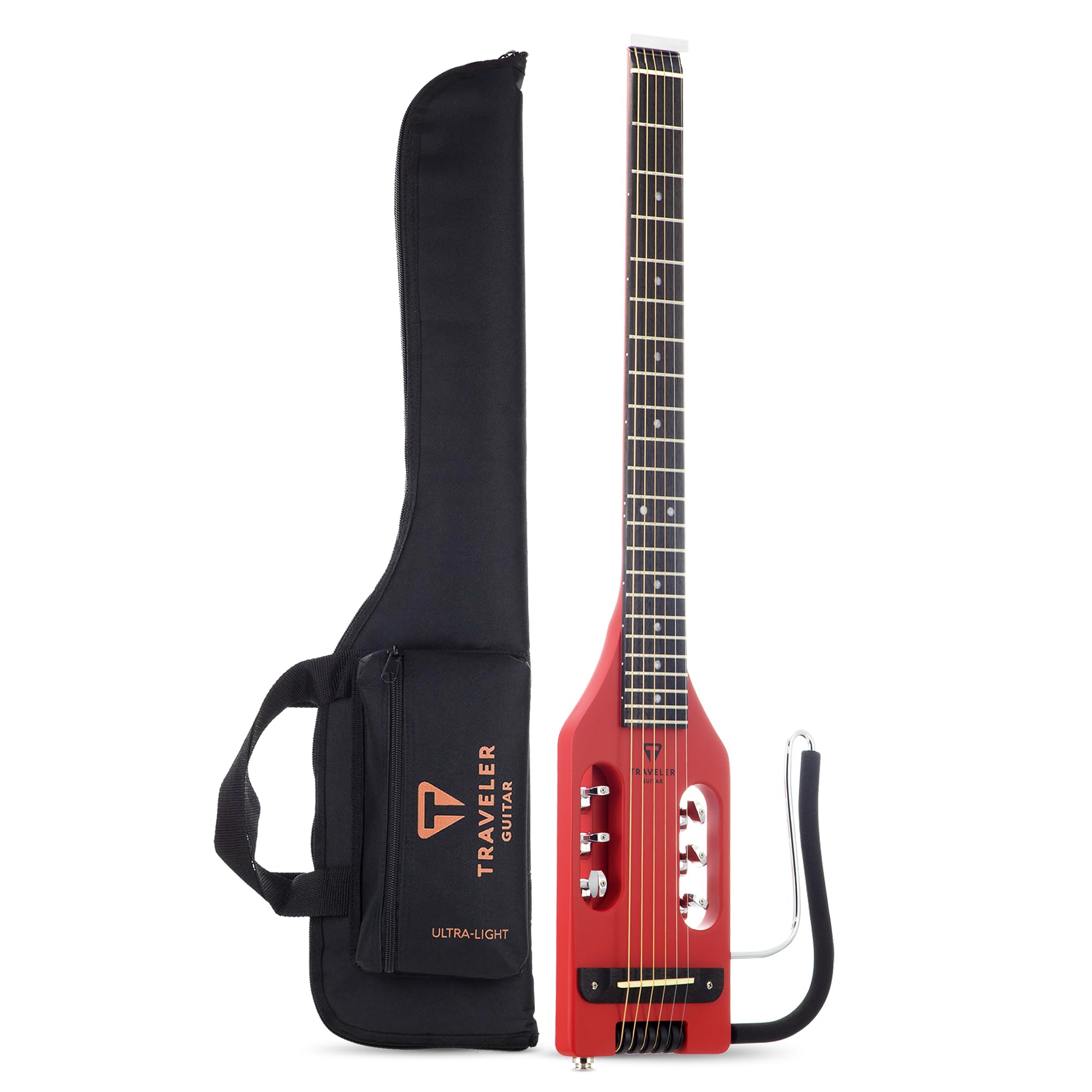 Traveler Guitar Ultra-Light Acoustic Acoustic-Electric Guitar, Vintage Red