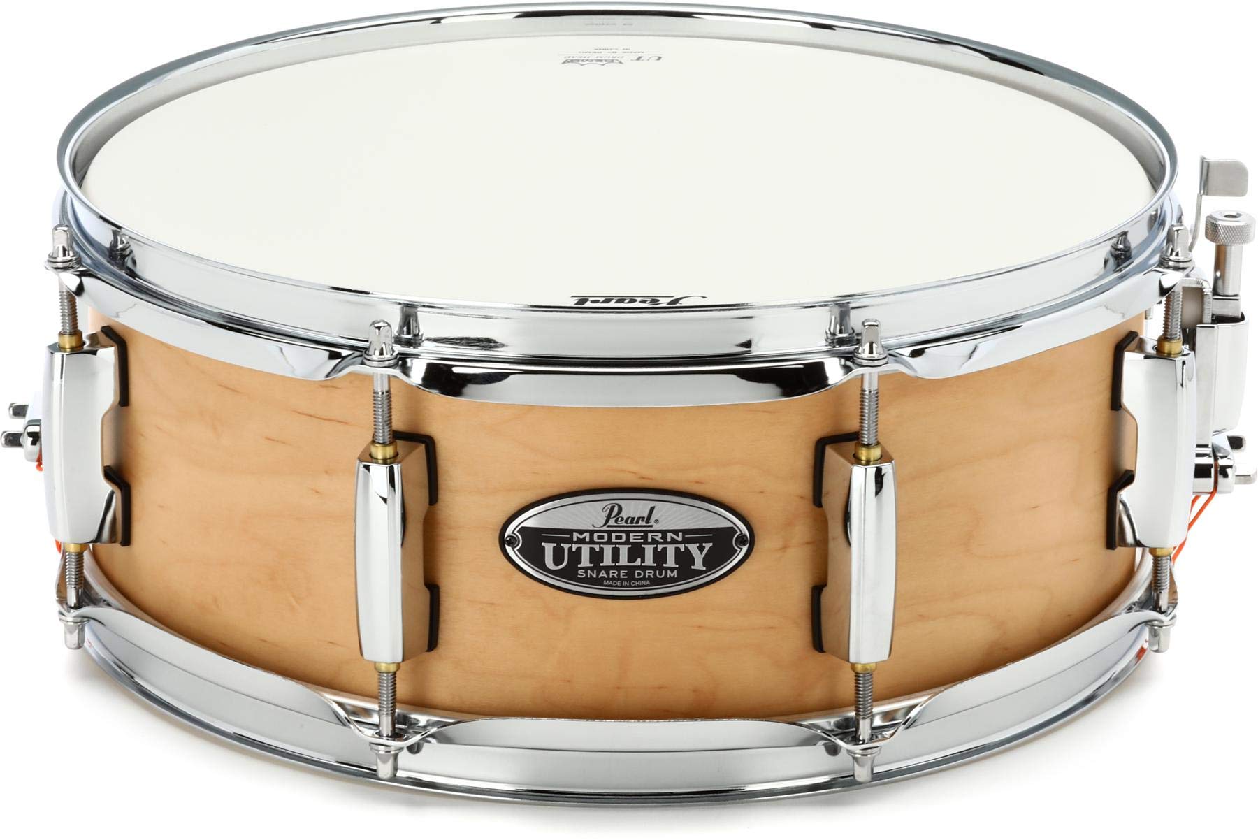 Pearl Modern Utility Snare Drum - 13 Inches X 5 Inches Satin Natural
