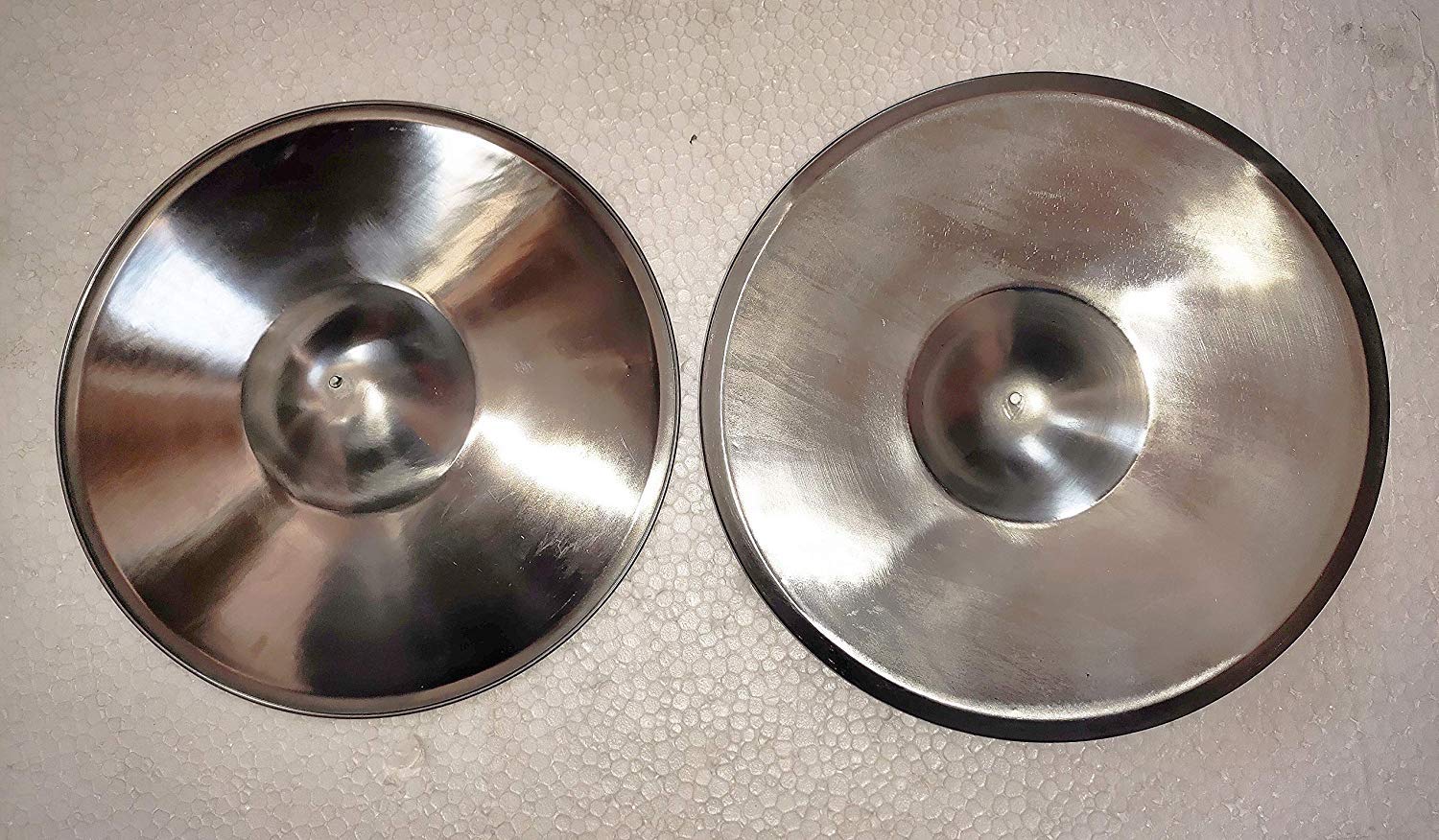 Musicals Cymbals 10 Inch Steel (Silver) 1 Pair