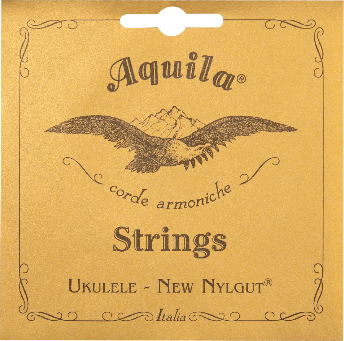 Aquila AQ-SLW 5U Aquila Soprano Ukulele Strings, Low-G Type, 23.6 inches (60 cm), 4 String Winding