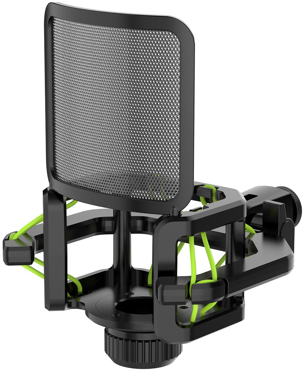 Microphone Shock Mount With Filter Screen For Lewitt Ray Lct-240 Pro Lct 440 Pure Lct 441 Flex Compatible With Protruding Stems