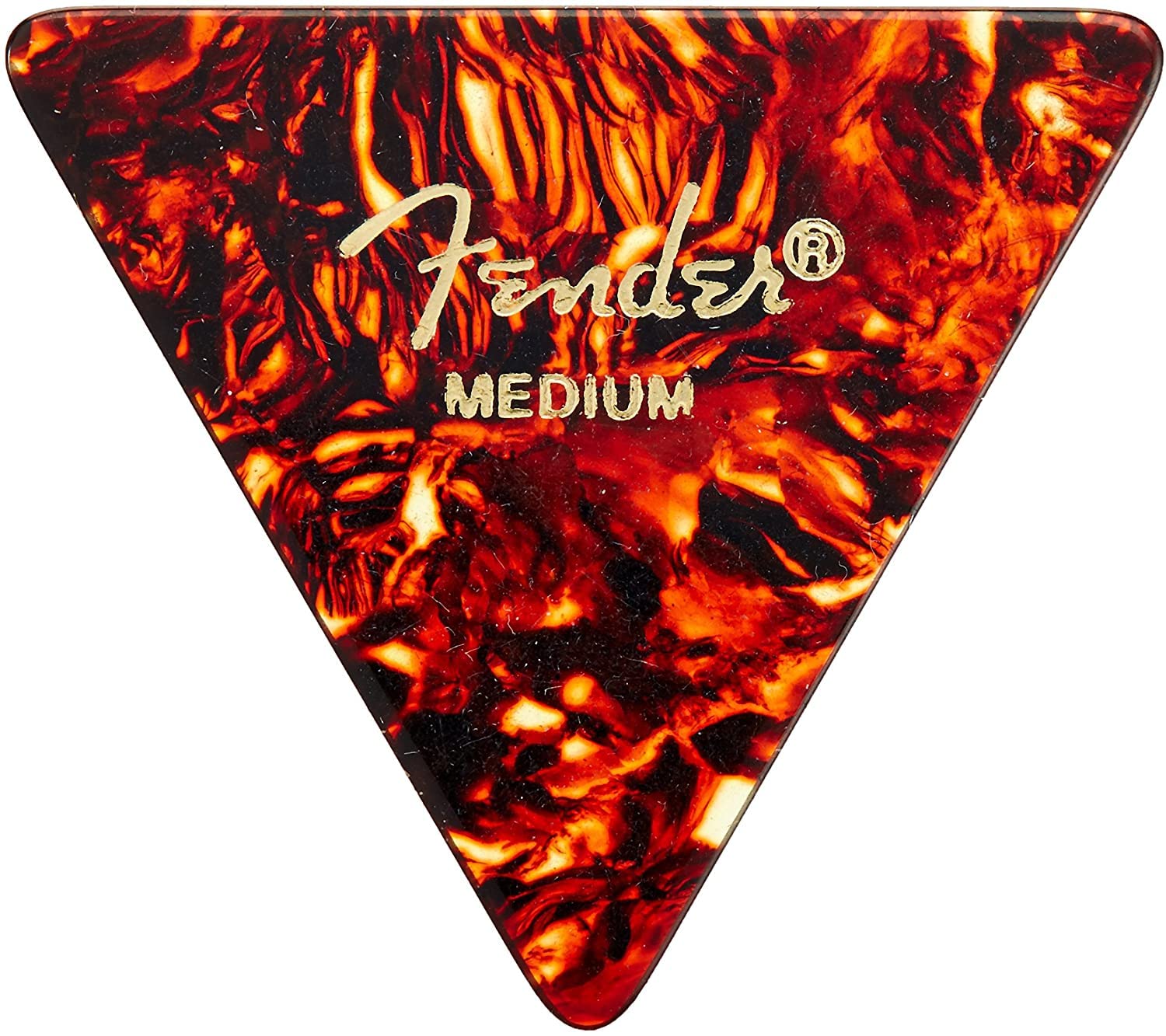 Fender 355 Shape Guitar Picks, Medium, 12 Pack, Shell