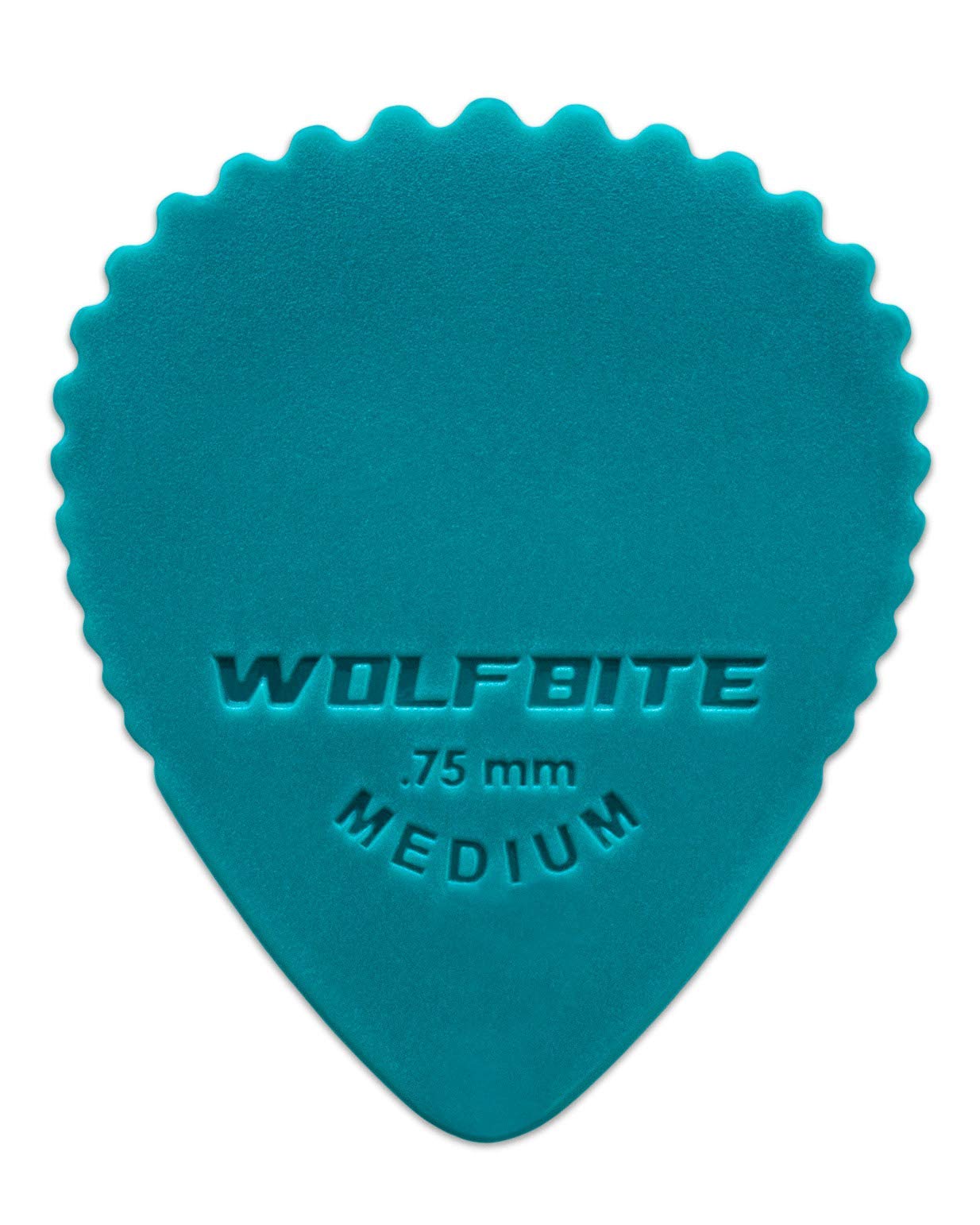 WOLF BITE Guitar Picks | Saw-Toothed Edge Guitar Picks - Medium(.75mm) / Light(.60mm) Variety 12-pack
