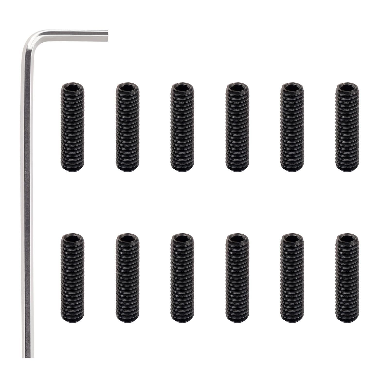 Banworks Metric M3x12mm Stainless Steel Guitar Tremolo Bridge Saddle Height Adjustment Screws for Imported Strat/Tele Electric G