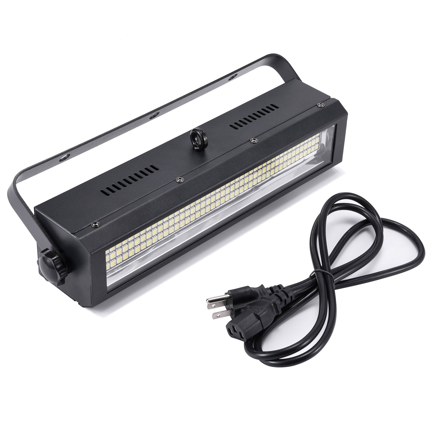 MFL. S100 132-LED Strobe Lights White bright Stage Lighting Strobe Blinder and Wash Light DJ Disco Lights Sound Activated Modes