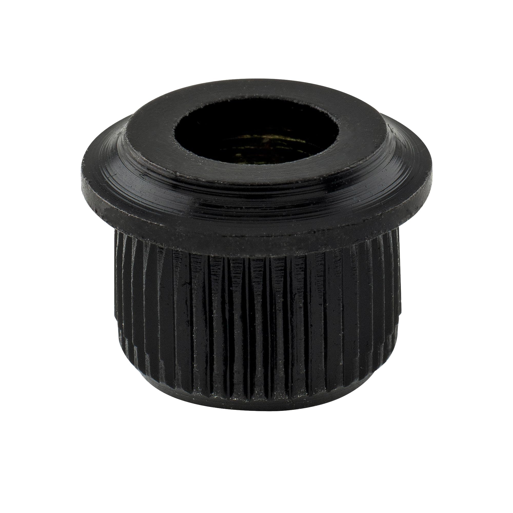 Musiclily Pro Steel Vintage/Modern 6mm to 10mm Guitar Tuner Conversion Bushings Tuning Pegs Adapter Ferrules, Black (Set of 6)