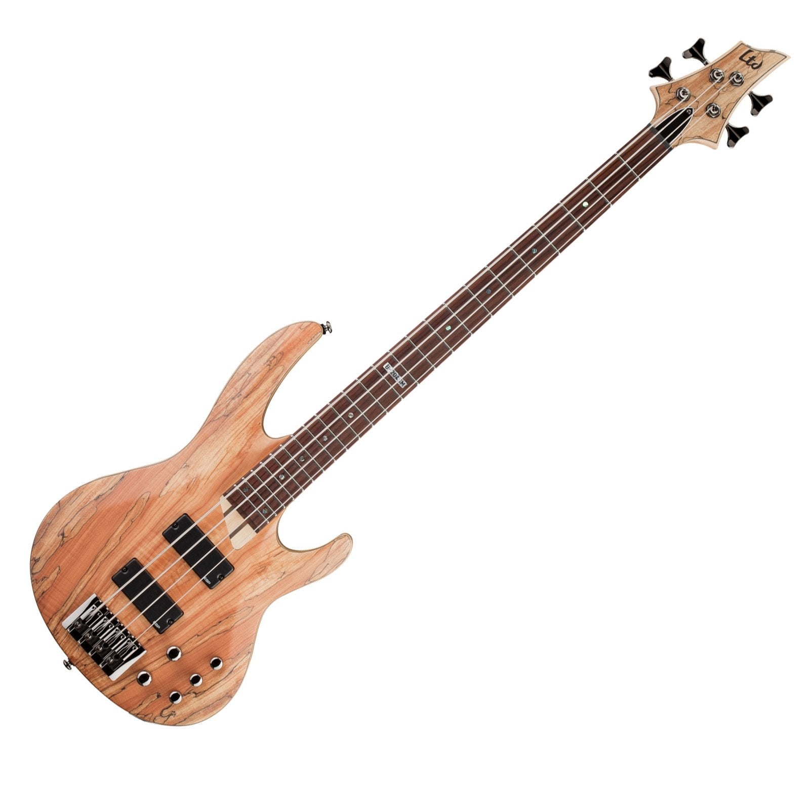 ESP LTD B-204SM Electric Bass Guitar - Natural Satin, Rosewood Fingerboard