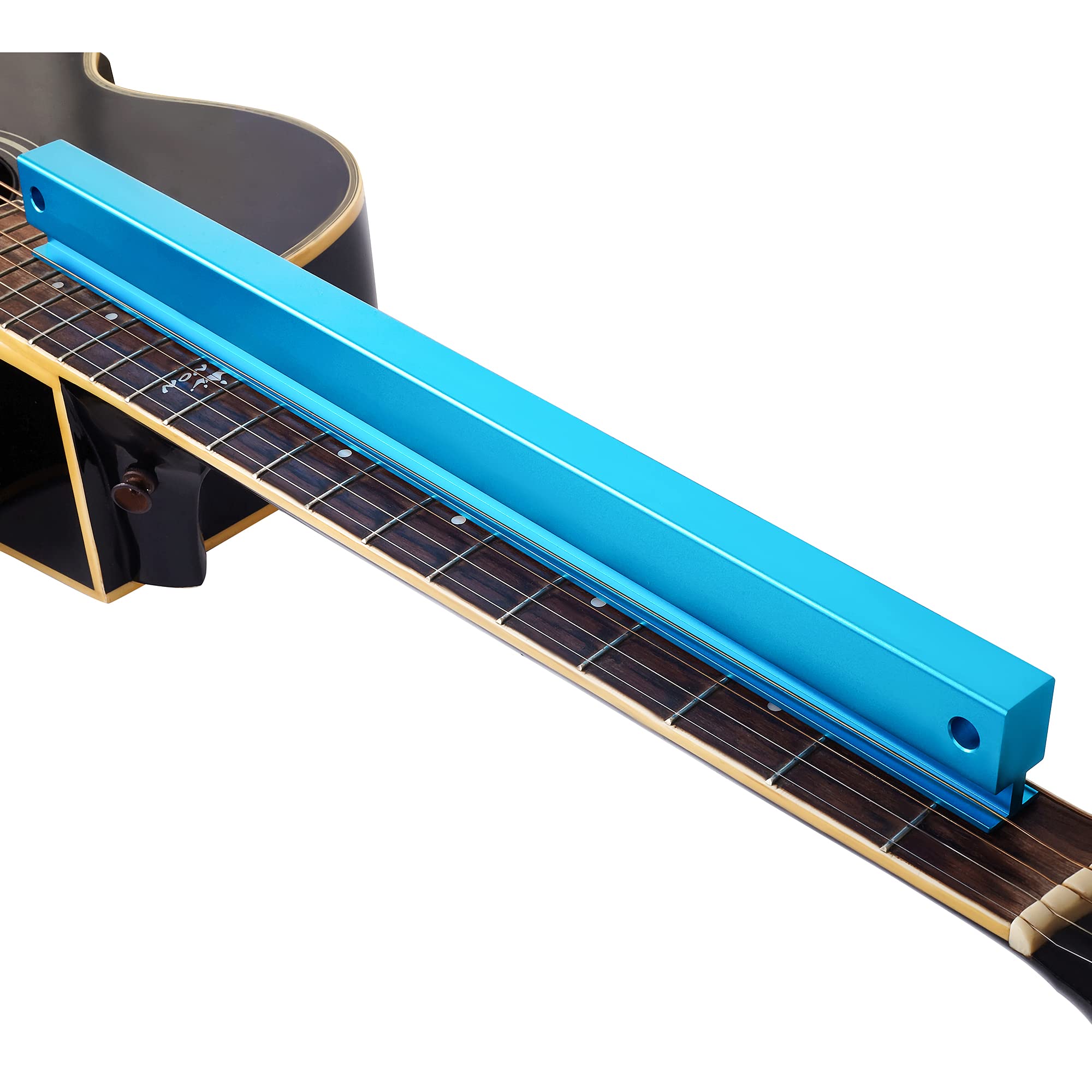 Meideal Guitar Fret Leveling Beam, Aluminum Fret Understring Leveler Leveling Sanding File Bar, Pro Luthier Repair Tool for Guit