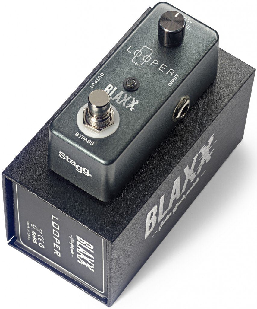 Stagg Bx-Loop Blaxx Series Looper Effect Pedal For Guitar And Bass