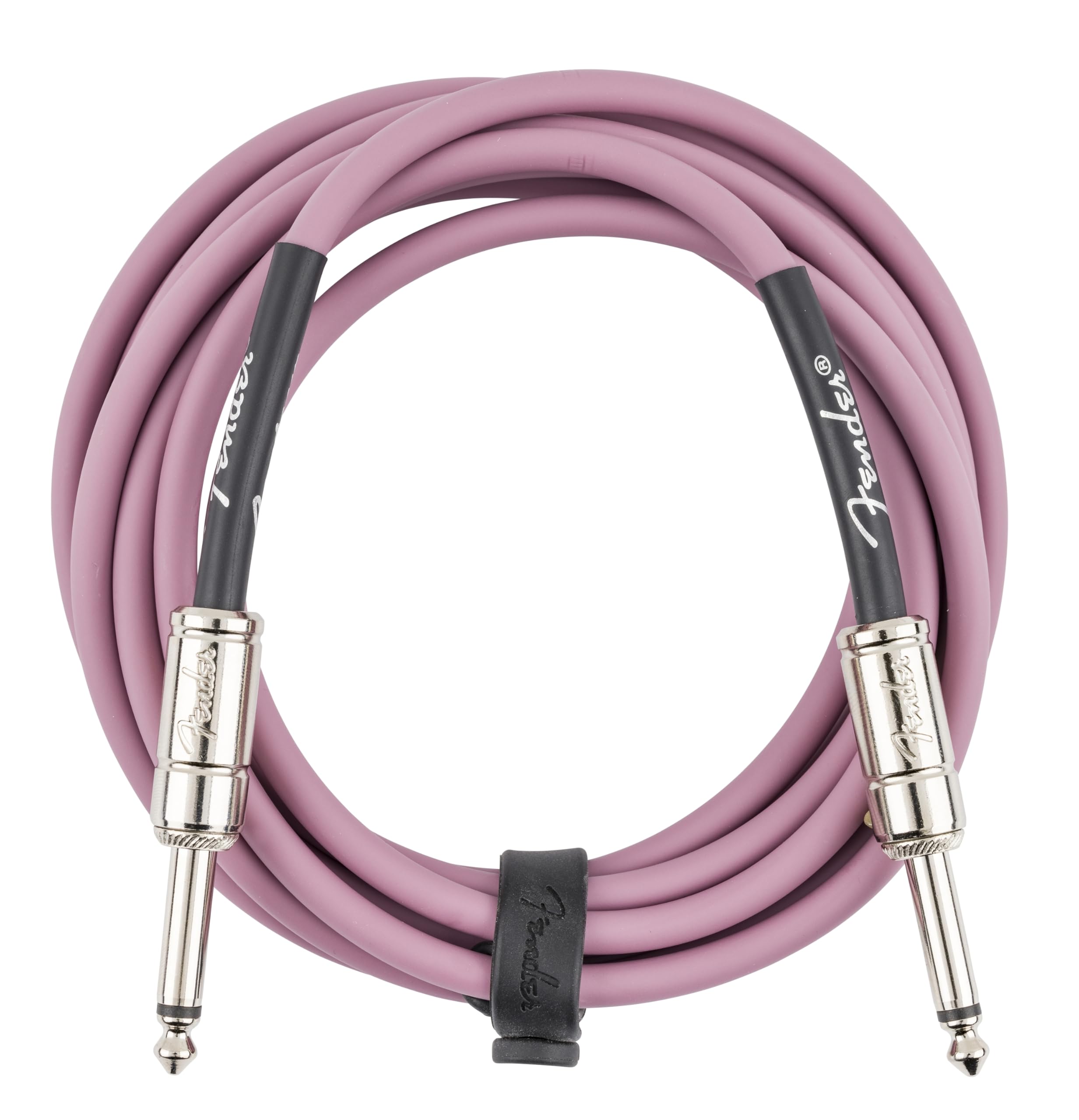 Fender Contour Instrument Cable, Guitar Cable, Guitar Accessories, Straight/Straight, Burgundy Mist, 10 Ft