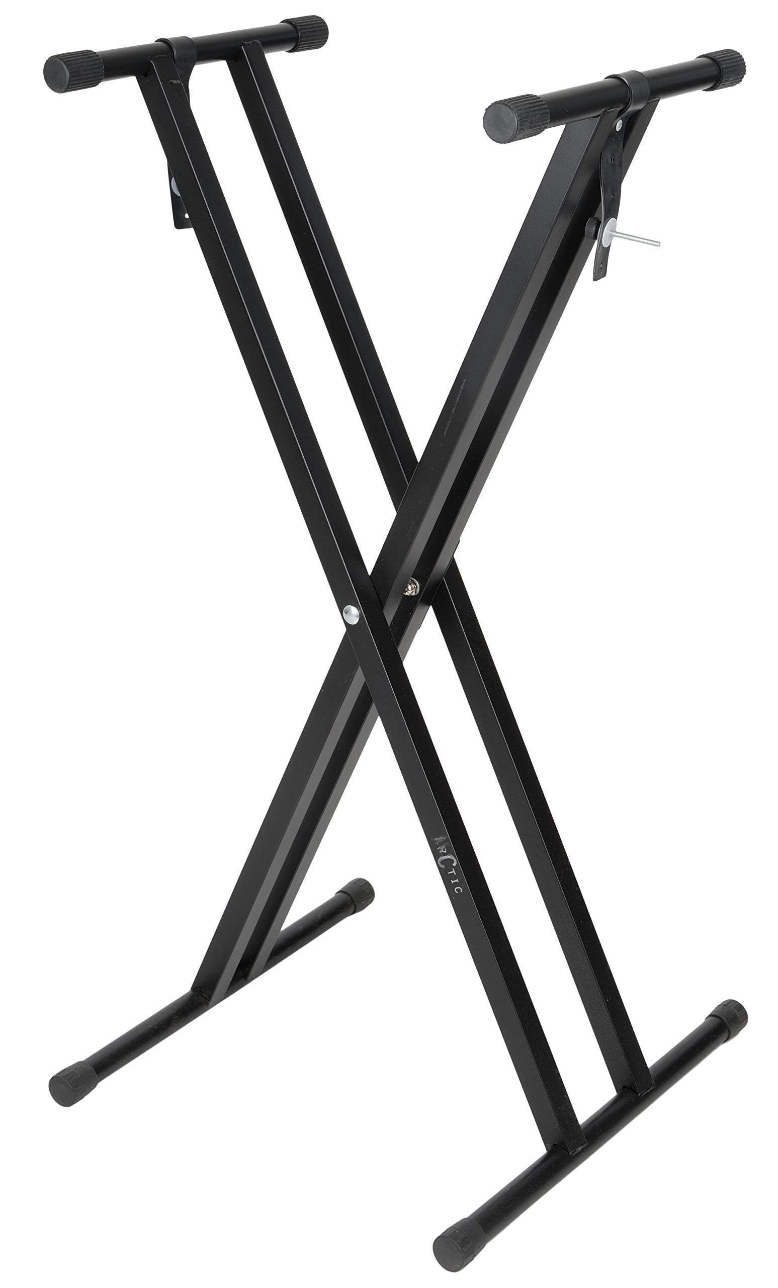 Arctic Adjustable Heavy Duty Double Braced Keyboard Stand_Black