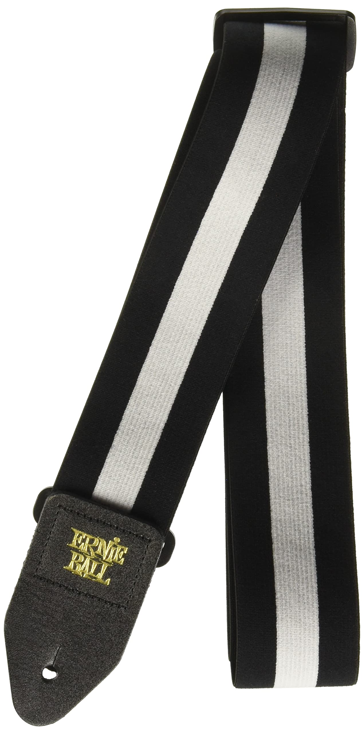 Ernie Ball Stretch Comfort Guitar Strap, Racer White (P05327)