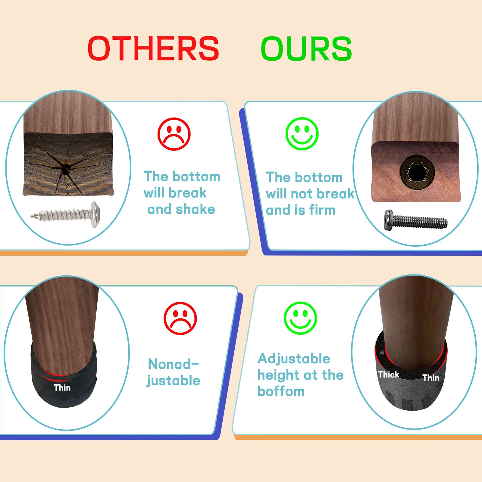 DOMMI Guitar Stand, Wooden Guitar Stand for Acoustic Guitars, Electric and Bass, Folding A-Frame Acoustic Guitar Stand with Non-