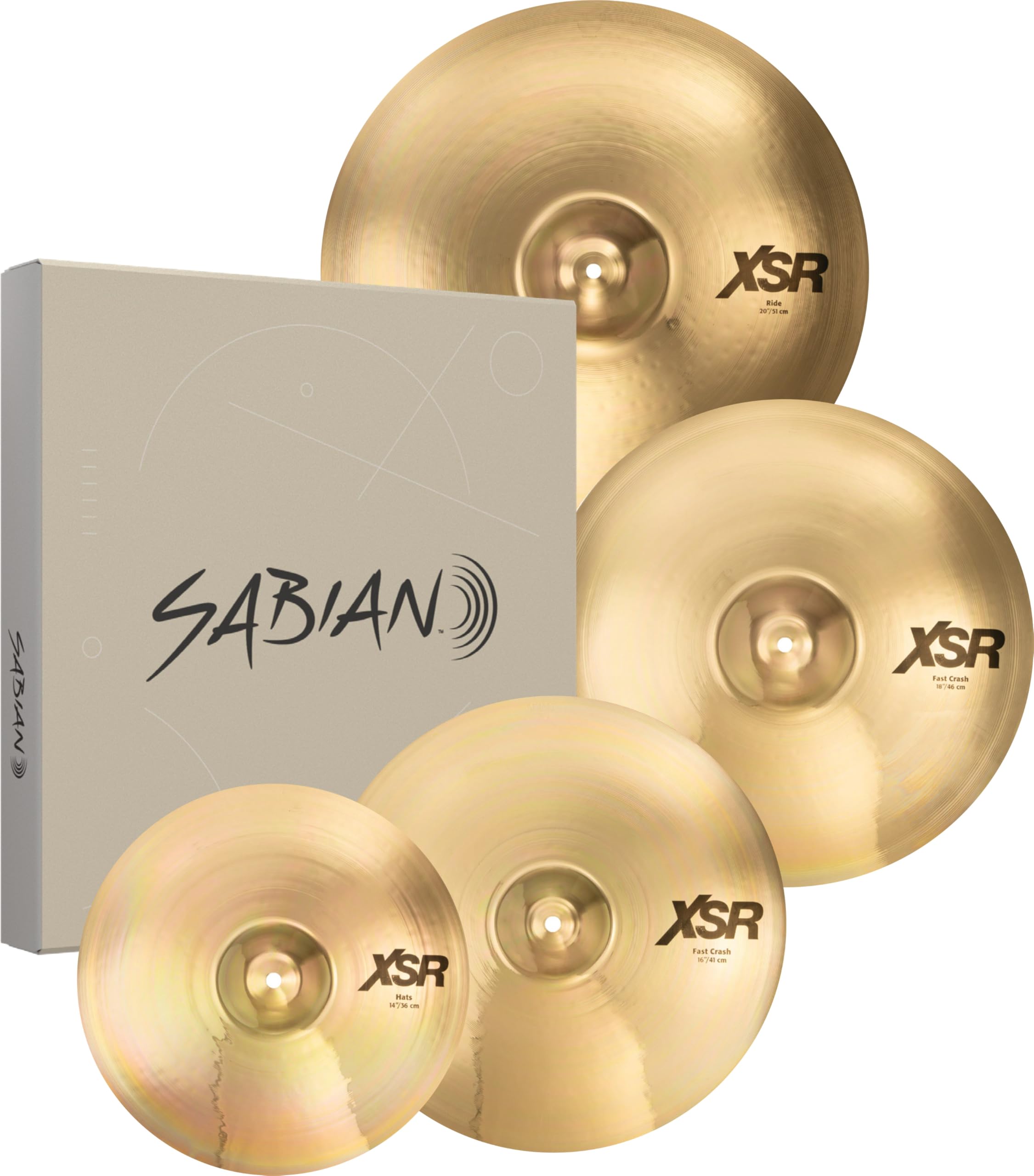 SABIAN XSR Performance Cymbal Set w/Free 18