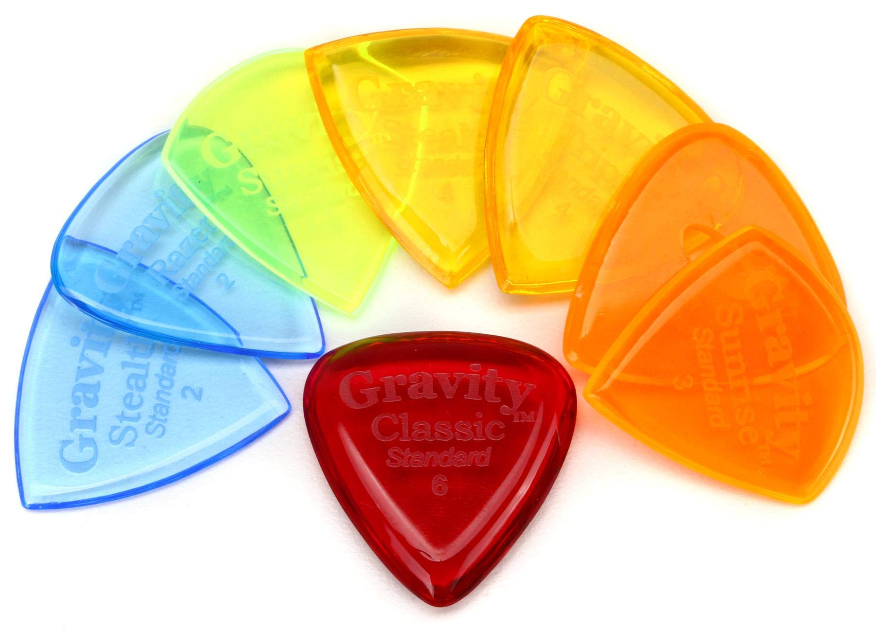Gravity Picks Variety Pack (8 Piece) - Thick
