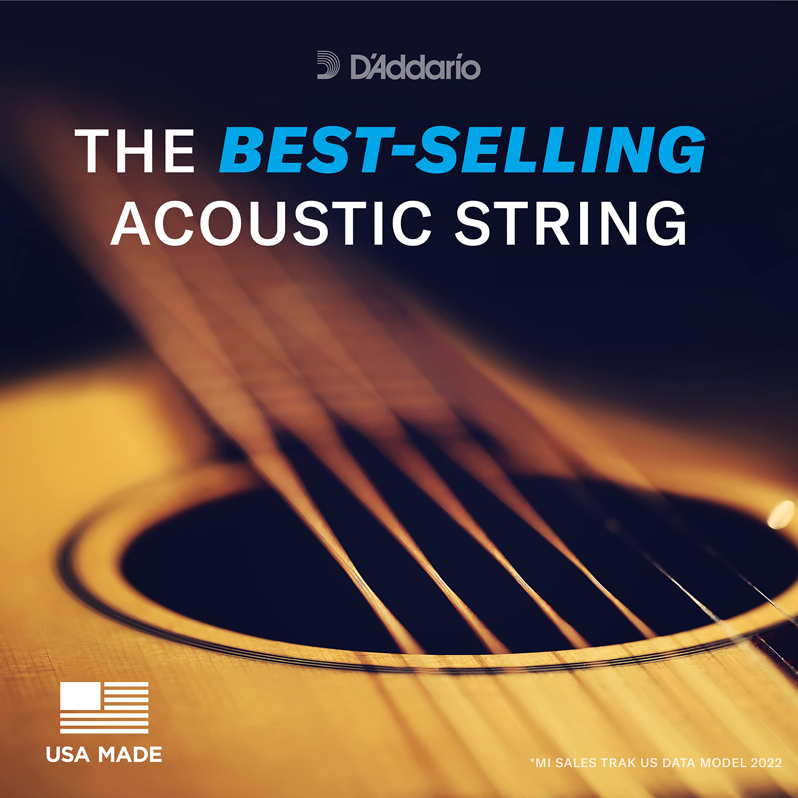D'Addario Guitar Strings - Phosphor Bronze Acoustic Guitar Strings - EJ17-3D - Rich, Full Tonal Spectrum - For 6 String Guitars