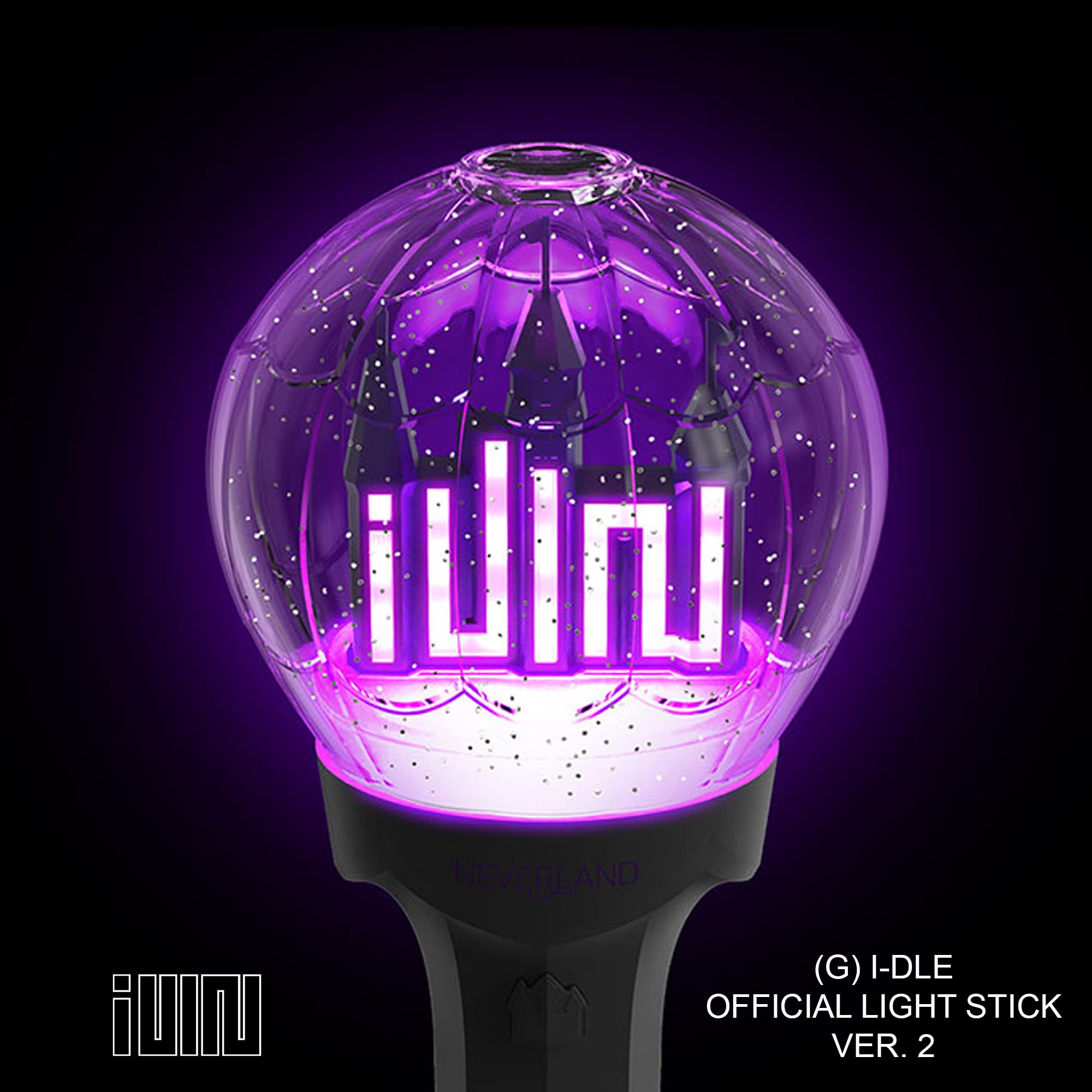(G) I-DLE Official Lightstick Ver.2 + Seller's Photocards Set - Exclusive K-Pop Merchandise
