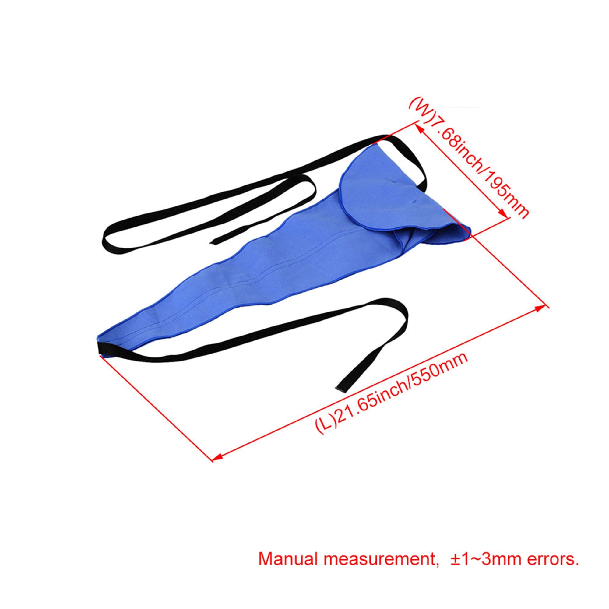 BQLZR Blue Super Soft Alto Tenor Sax Saxophone Body Pull Through Microfiber Material