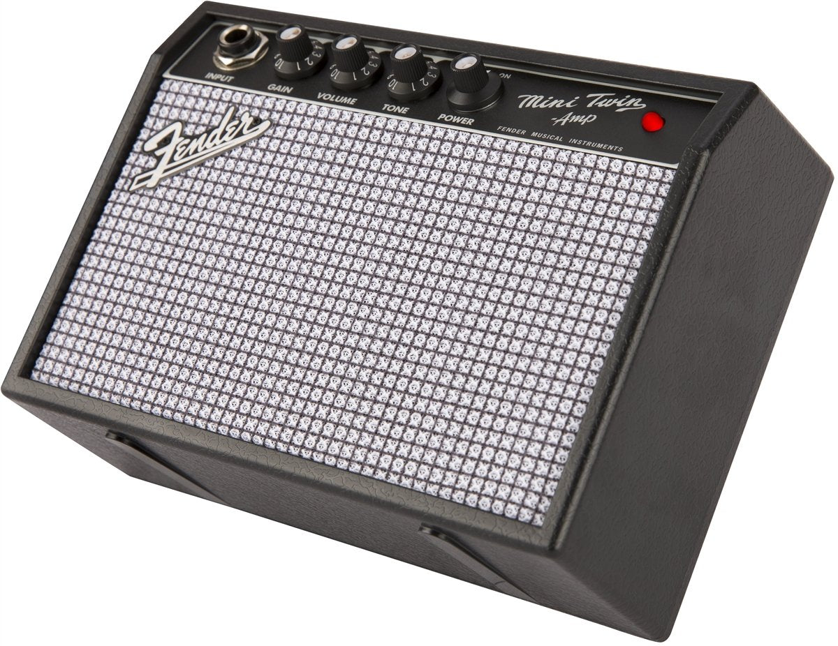 Fender Mini 65 Twin-Amp Electric Guitar Amplifier, Black