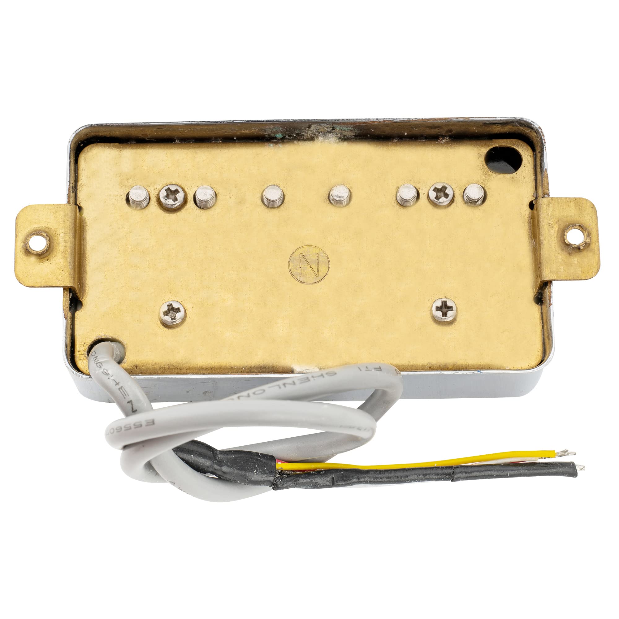 Wilkinson Vintage Tone Alnico 5 Humbucker Neck Pickup for Les Paul Style Electric Guitar, Chrome
