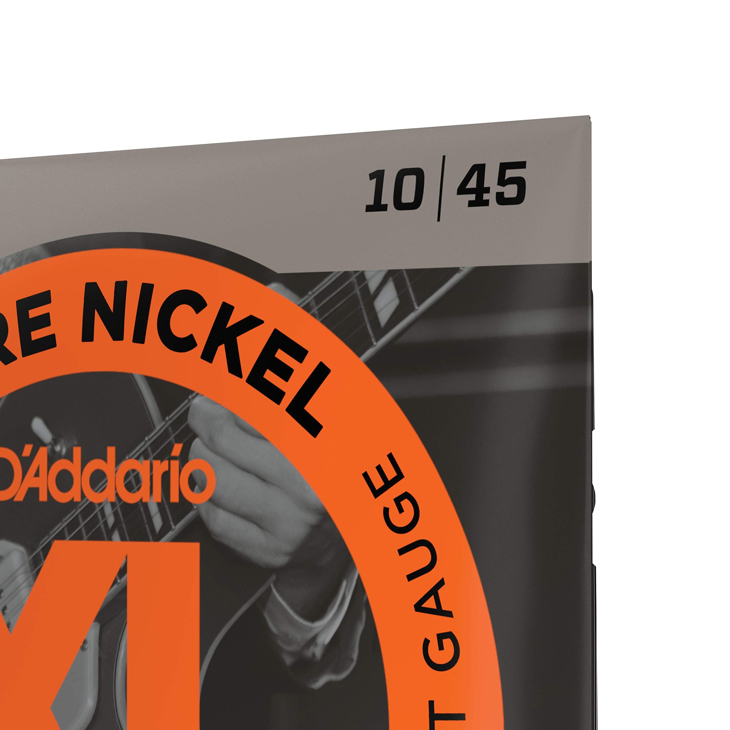 D'Addario Guitar Strings - XL Pure Nickel Electric Guitar Strings - Round Wound - Warm, Bright, Vintage Sound - EPN110 - Regular