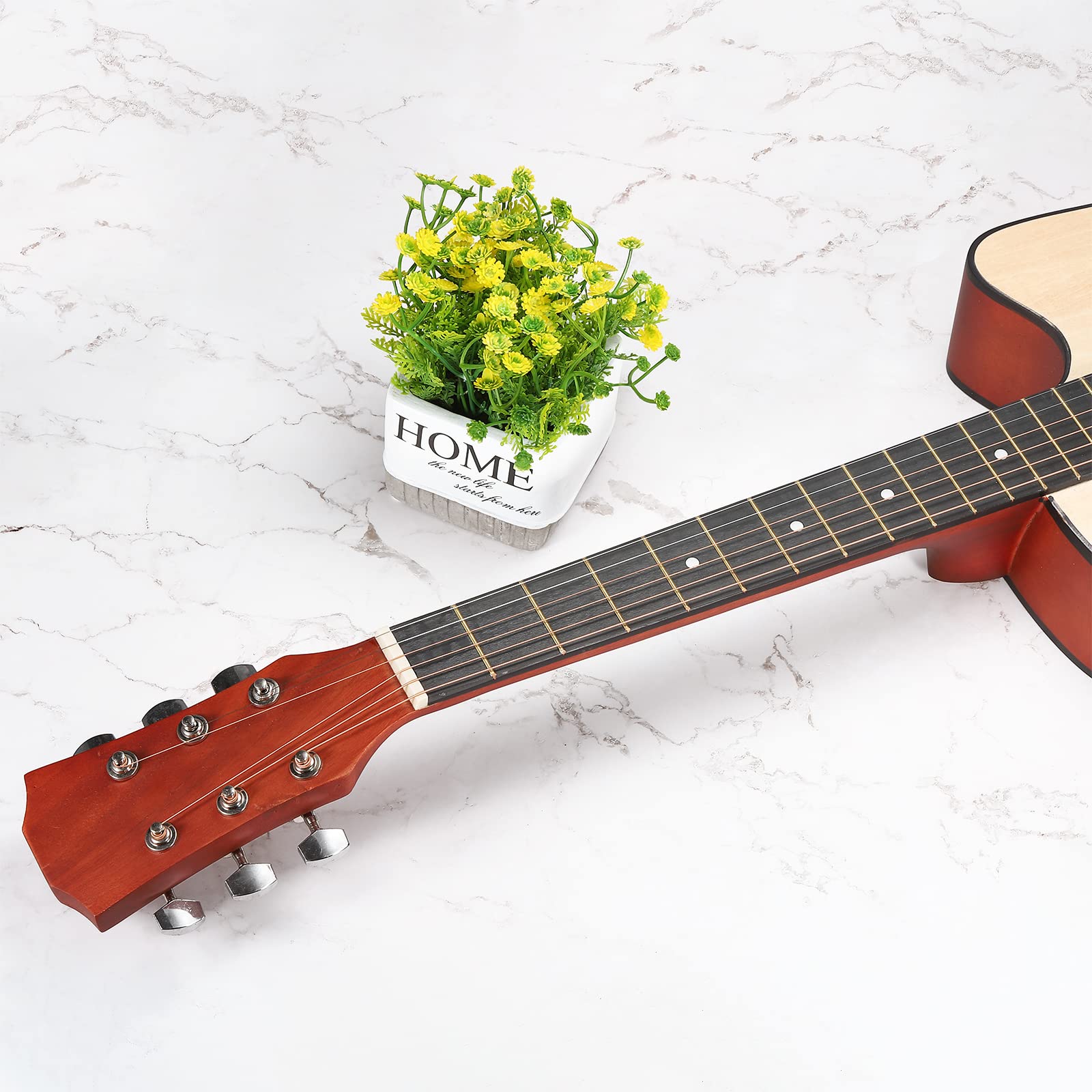 MECCANIXITY Inlay Fretboard Dots Guitar Inlay Dots Acrylic Inlay, Mark Point 6.3x2.5mm for Guitar Fingerboard, Pack of 20