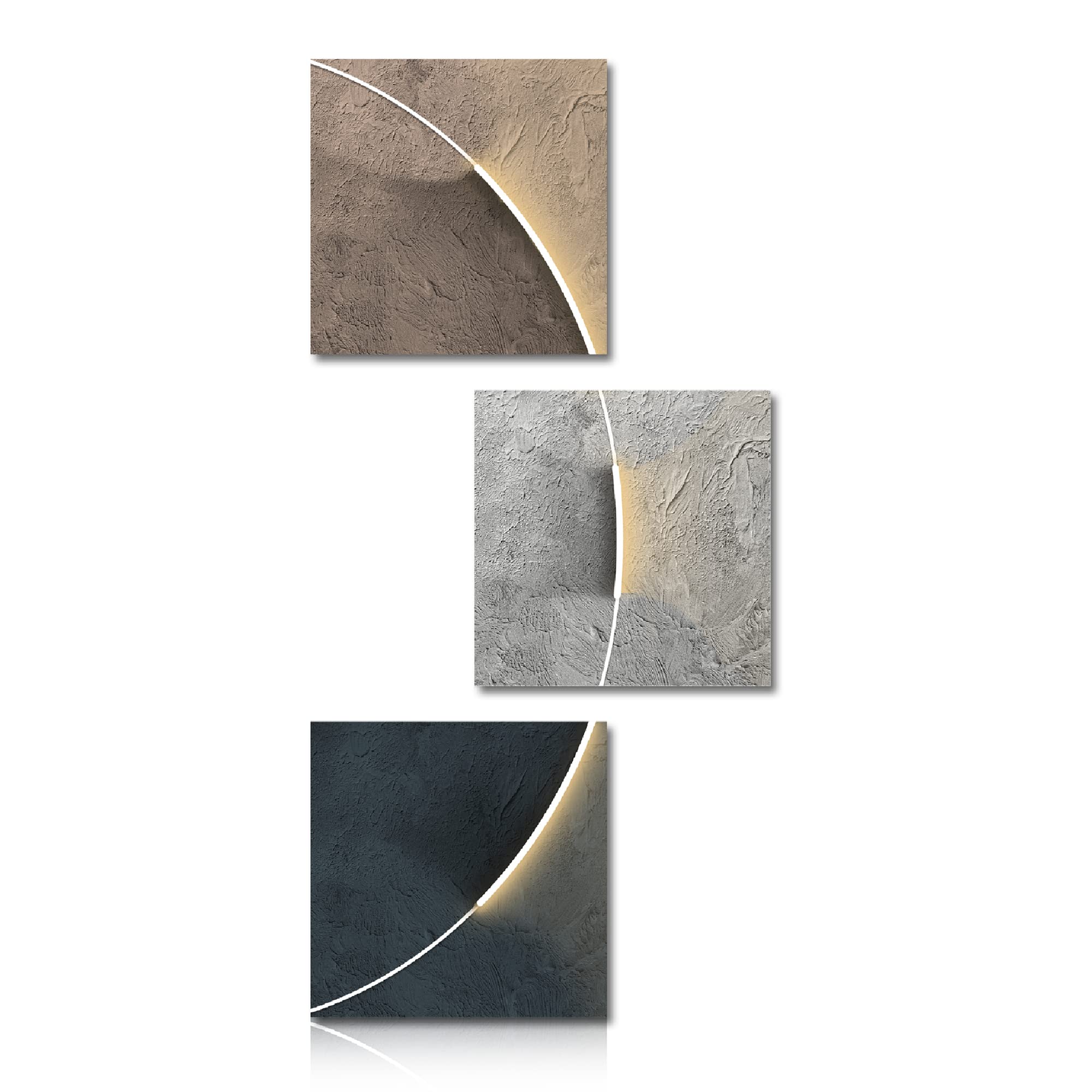 Olanglab Acoustic Panels, 3 Pack 15.75x15.75 Acoustical Soundproof Wall Panels,Decorative Sound proofing,Reduce Noise and Echoes