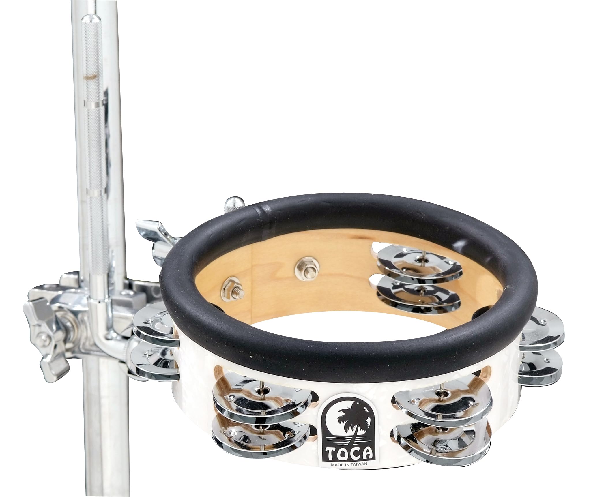Toca Jingle-Hit Tambourine With Mount 6