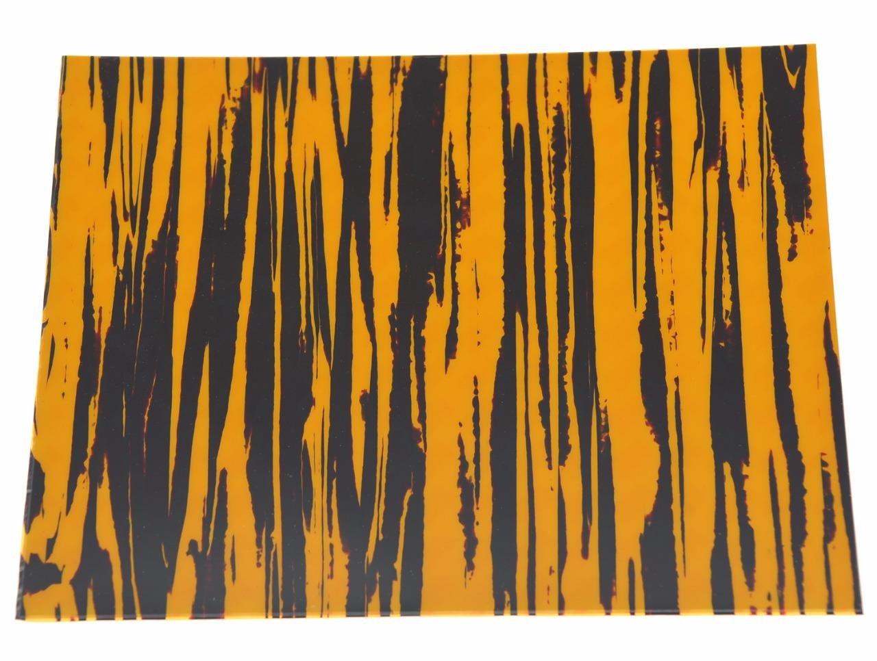 Dopro 25X20Cm Tawny Stripe Acoustic Guitar Self Adhesive Scratch Plate Sheet Pickguard Material Sheet