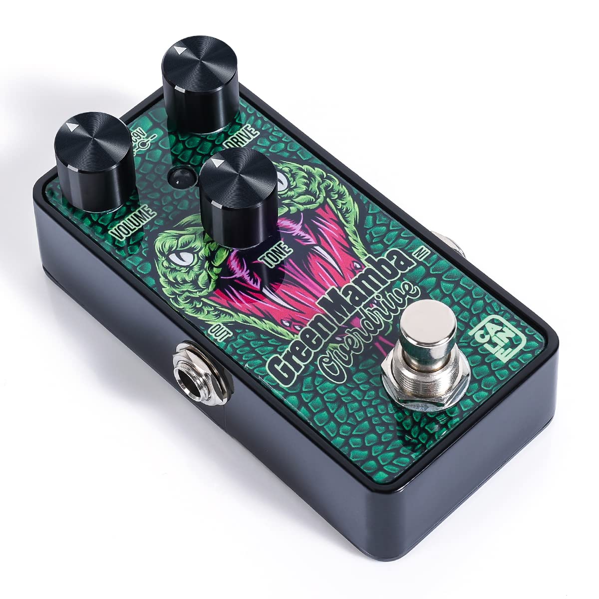 Caline Mini Guitar Overdrive Pedal G002 G Series Mid-rich Vintage Overdrive for Electric Guitar Bass True Bypass
