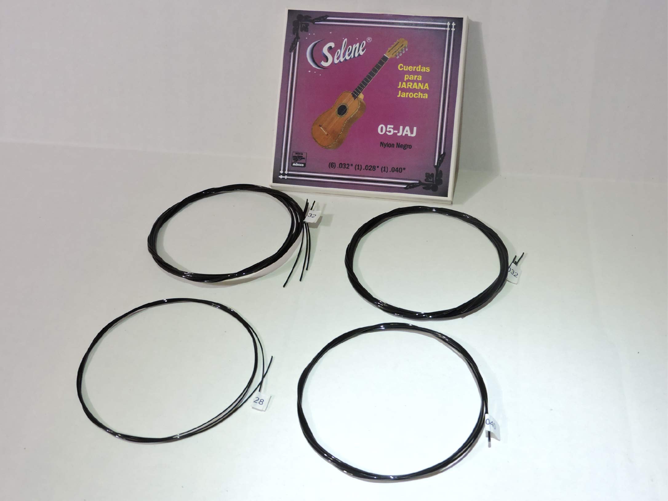 Jarana Jarocha Strings Selene Model 05-JAJ (Full Set of 8 Strings) Cuerdas para Jarana Jarocha