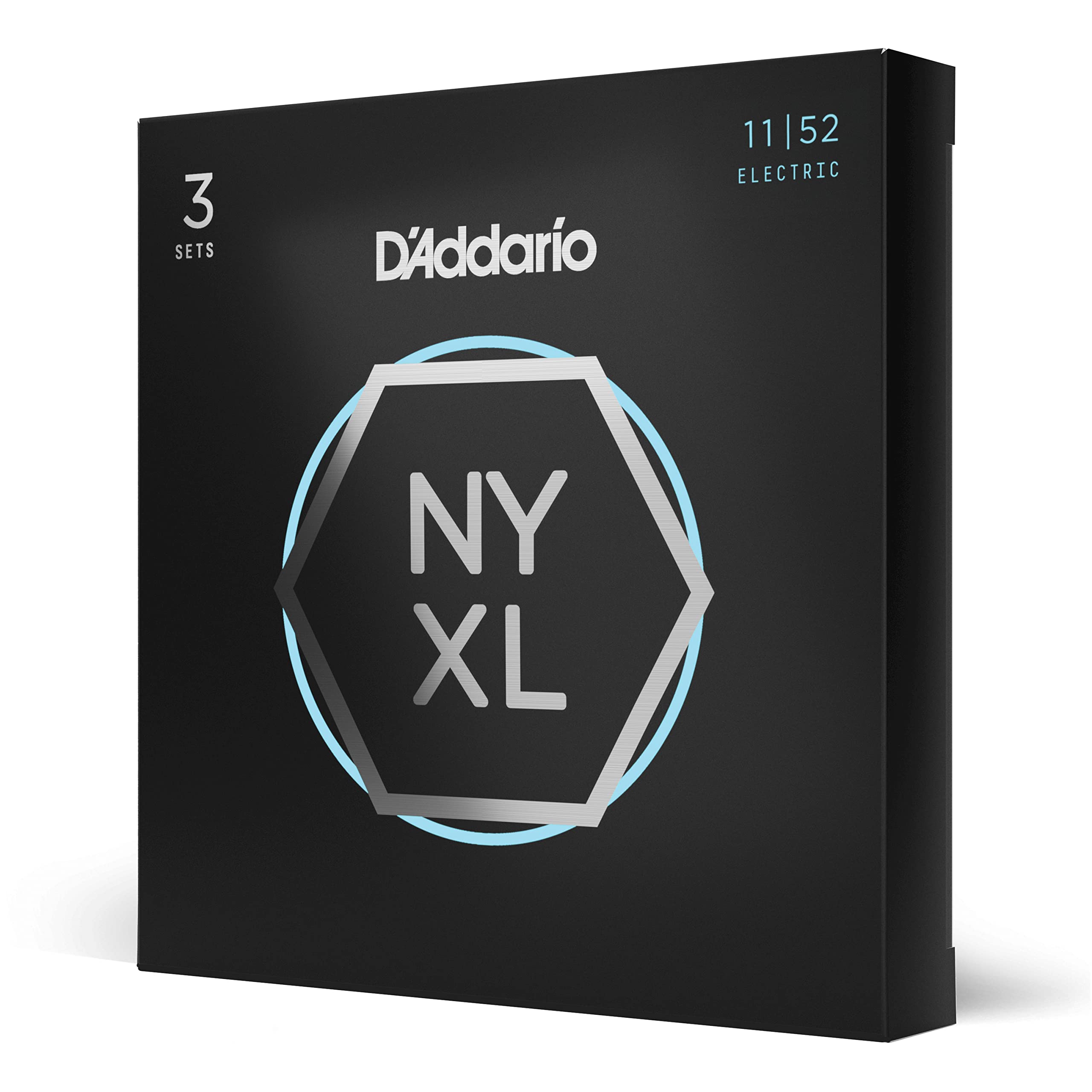 D'Addario Guitar Strings - Nyxl Electric Guitar Strings - Nyxl1152-3P - Unrivaled Strength, Tuning Stability, Enhanced Mid-Range