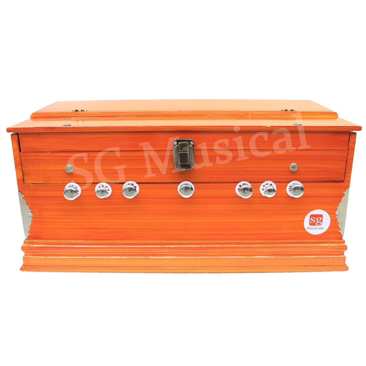 Sg Musical Handmade Store Harmonium 7 Stopper-3 1/4 Ocatve 39 Keys Indian Musical Instruments