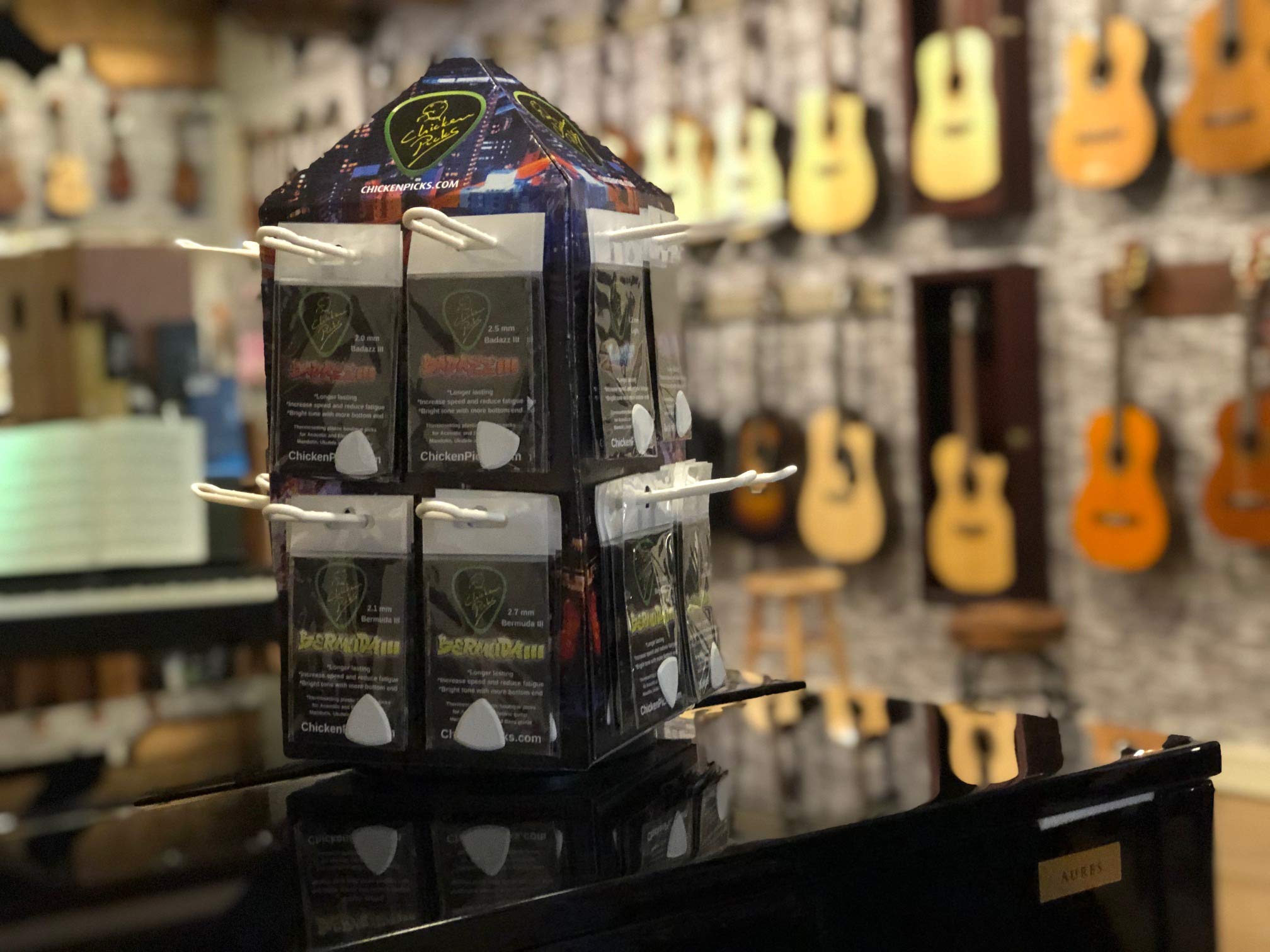 3 x ChickenPicks Regular 2.6 mm guitar picks