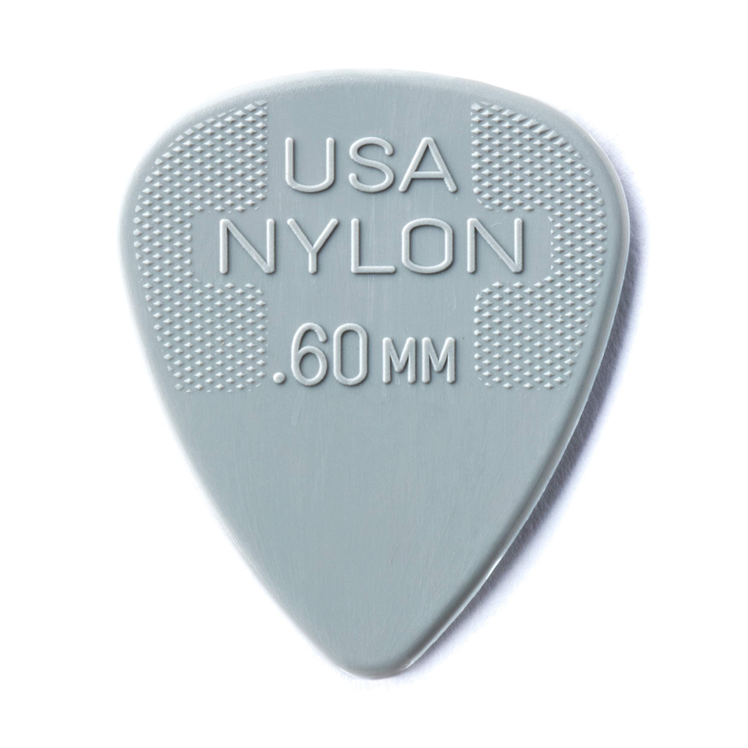 Jim Dunlop 44P60 Nylon Standard, Light Gray, 60Mm, 12Players Pack