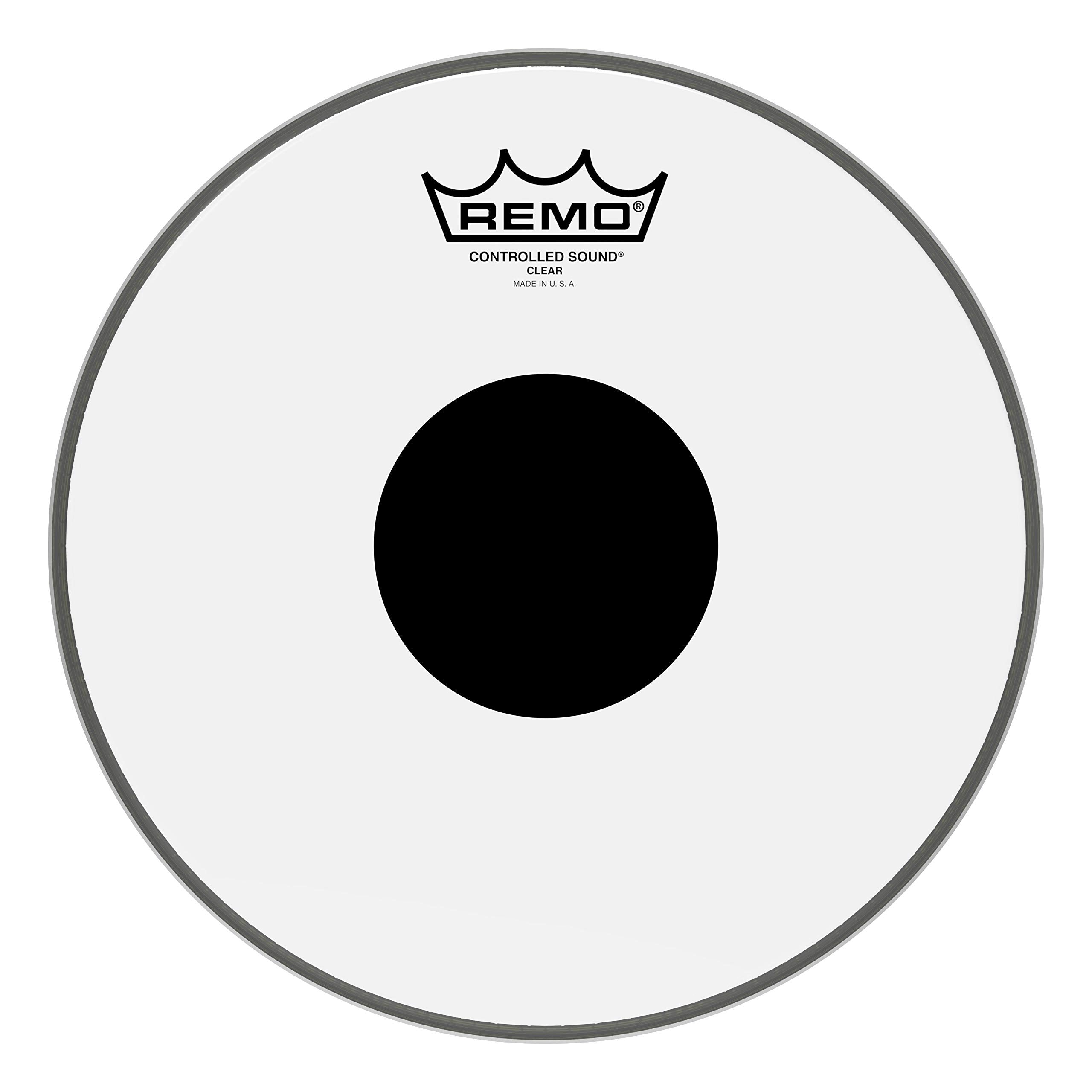 Remo Controlled Sound Clear Drum Head with Black Dot - 10 Inch