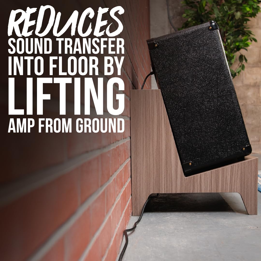 Gator Frameworks Elite Series Large Wooden Combo Guitar Amp Stand in Natural Maple Finish (GFW-ELITEGTRAMPLG-MPL)