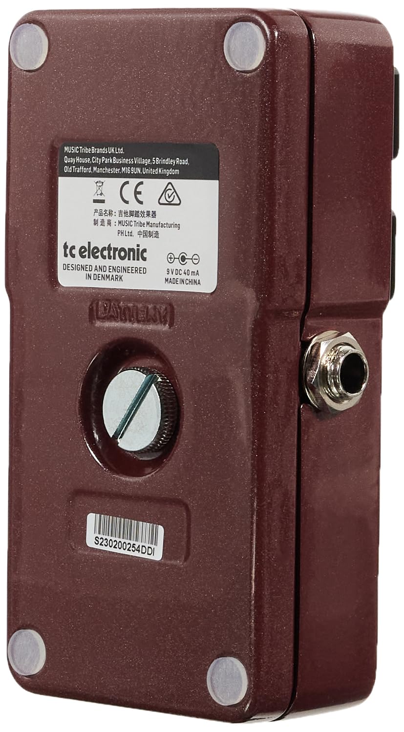 TC Electronic MOJOMOJO OVERDRIVE Exceptional Overdrive Pedal with Extra Headroom, Precise Controls and a Voicing Switch