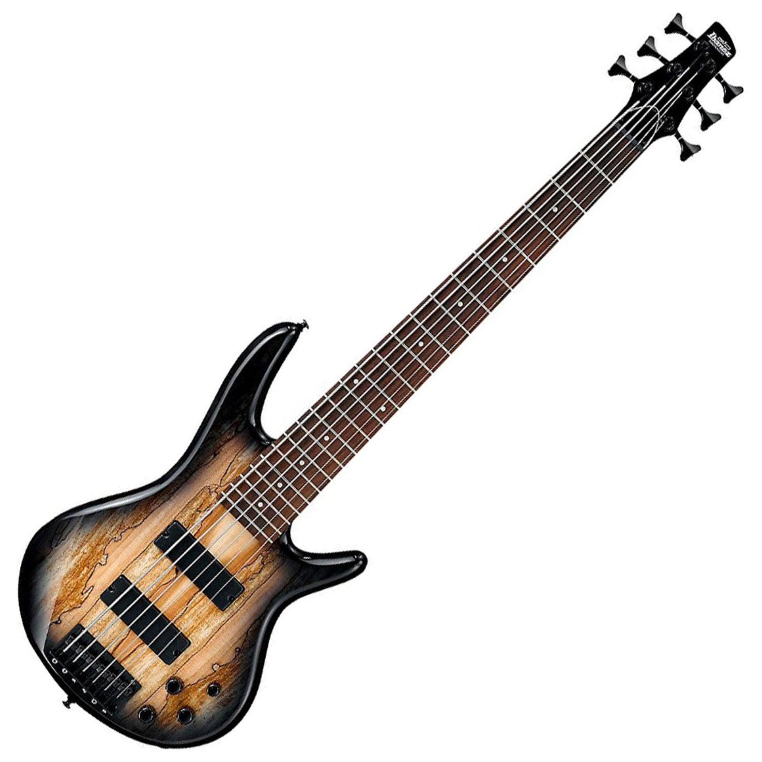 Ibanez Gsr206Sm Ngt Natural Grey Burst Spalt Top 6-String Electric Bass